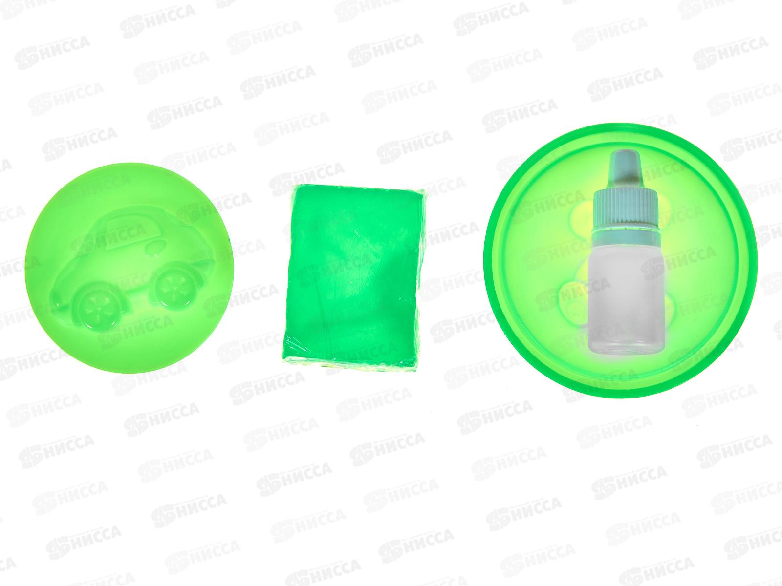 Мыло своими руками &quotЗеленое яблоко&quot цветное, в банке С0245  *40