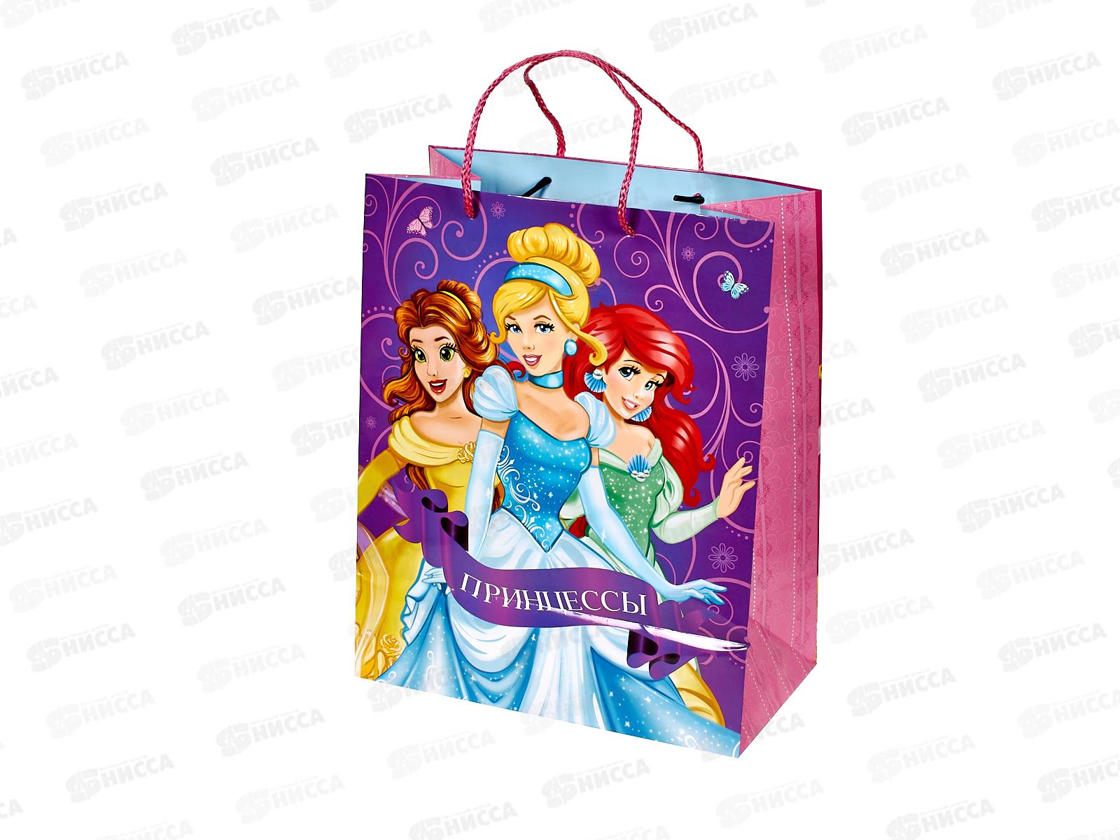 Пакет подарочный 26х32х14см глянцевый l Принцесса, PL-90402-PD-CN  *12