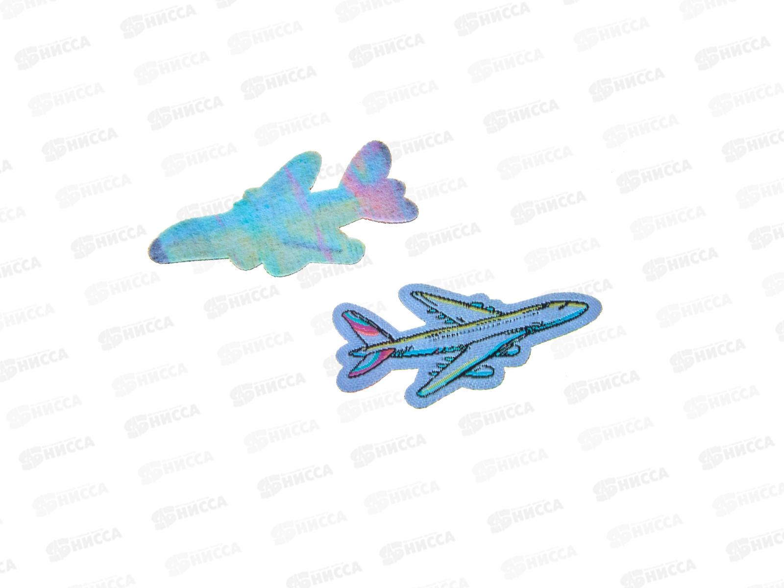 Термоаппликация Самолет 4,5*2,2см 7711406 *10