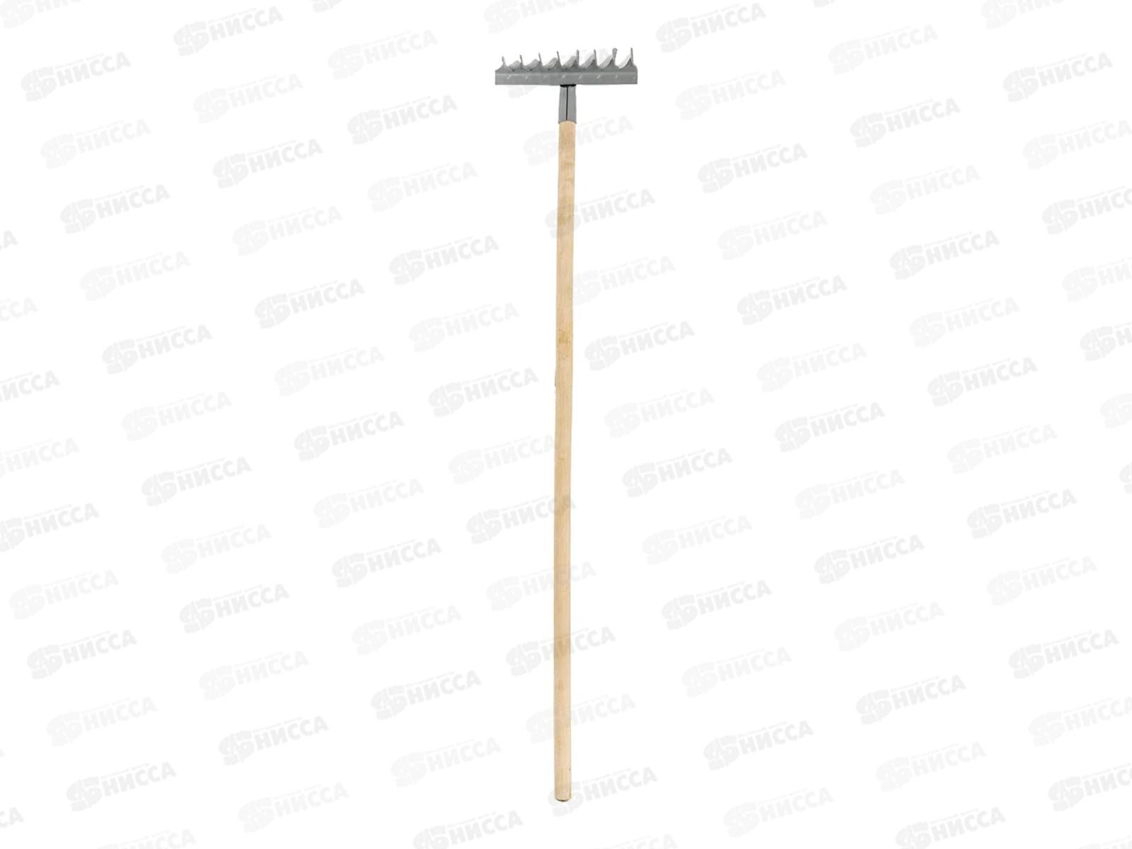 Грабли витые 8-ми зуб порошок с черенком