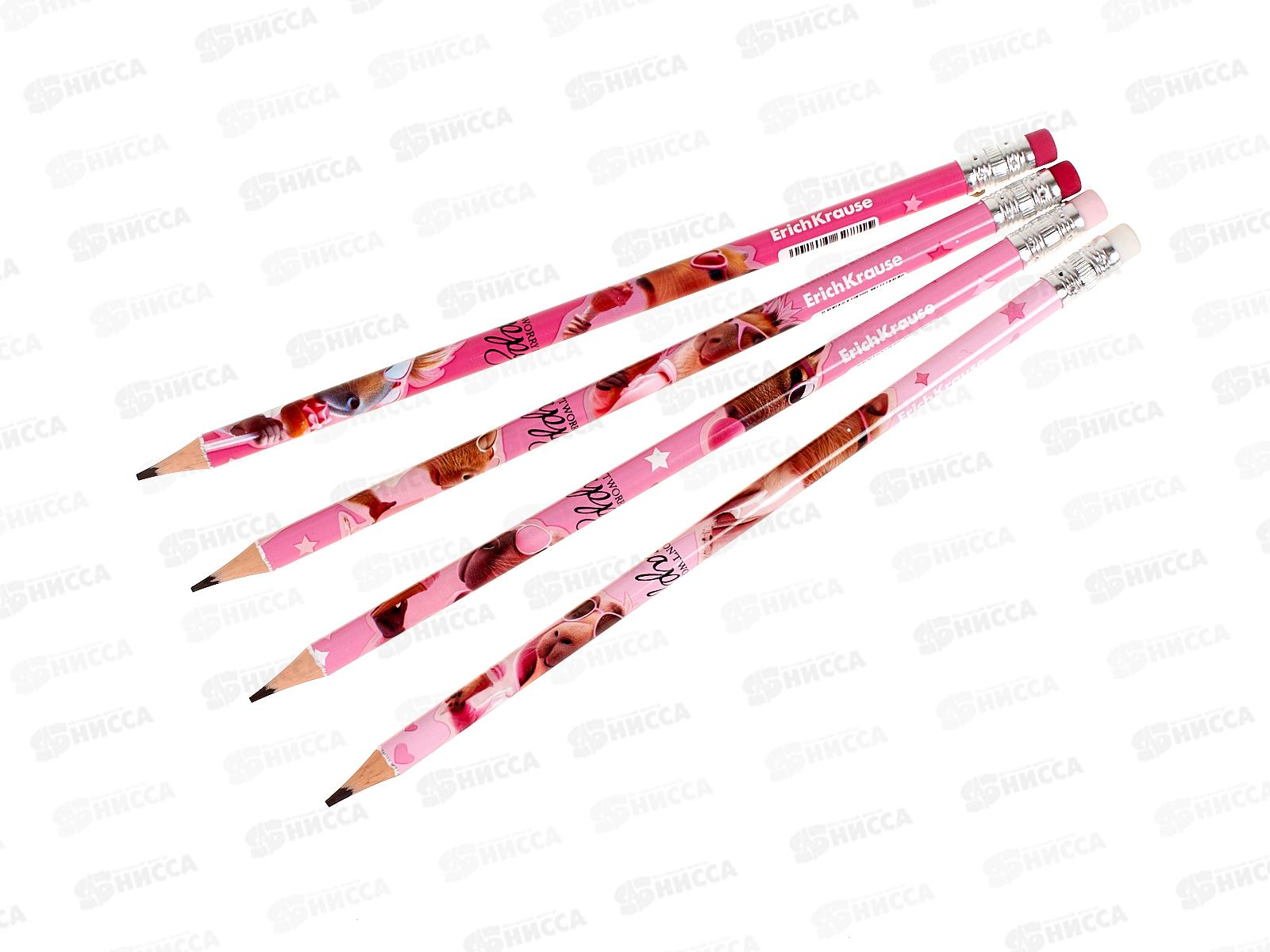 Карандаш ч/г с ласт. EК CapyBarbara НВ 62771 *42