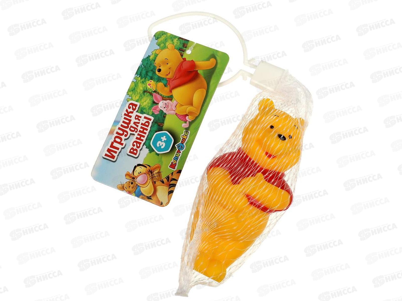 Игрушка пластизоль для ванны Винни, YF-126R-PVC-R1-LK в сетке