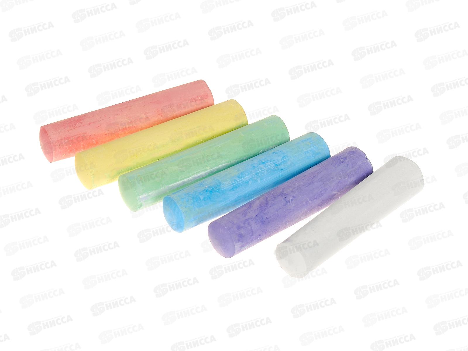 Мел МУЛЬТИ АРТ  6цв для асфальта Чебурашка, MEL6-113544-WOT *48