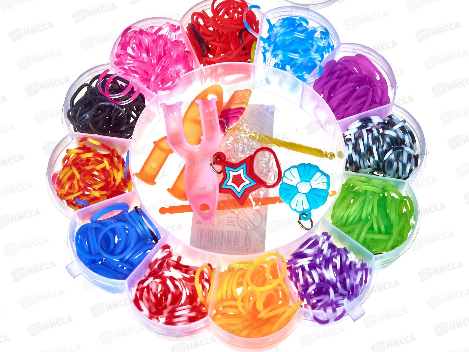 Набор резиночек для плетения Создай украшения из резиночек, Единорог 16*16, REZ-125603