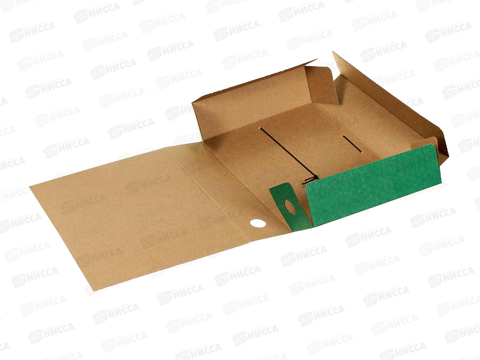 Папка арх.  7.5см с рез. Союзбланкиздат зеленая. ASR-7108 *50