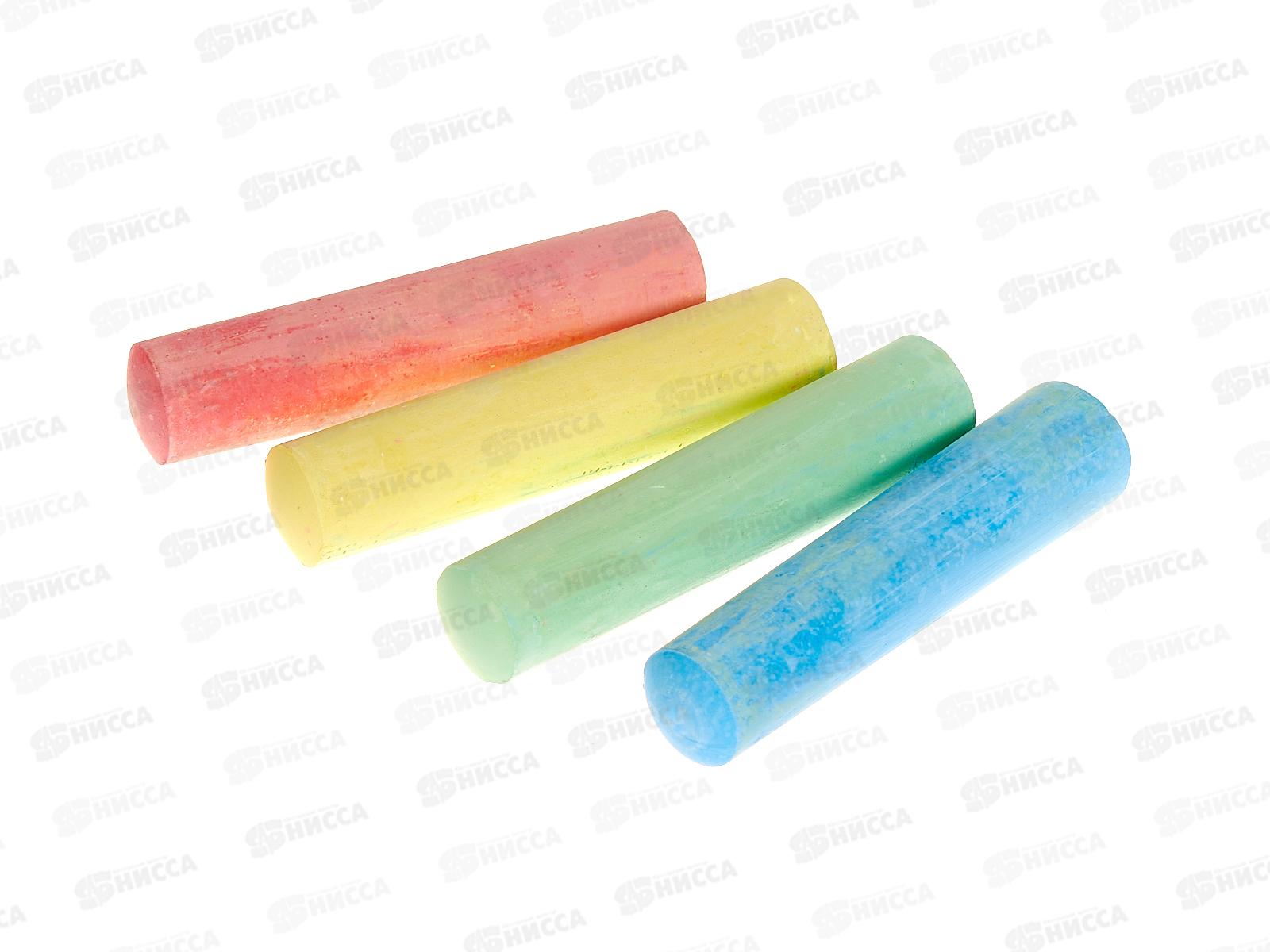 Мел МУЛЬТИ АРТ  4цв для асфальта Маша и Медведь, MEL4-127107 *48