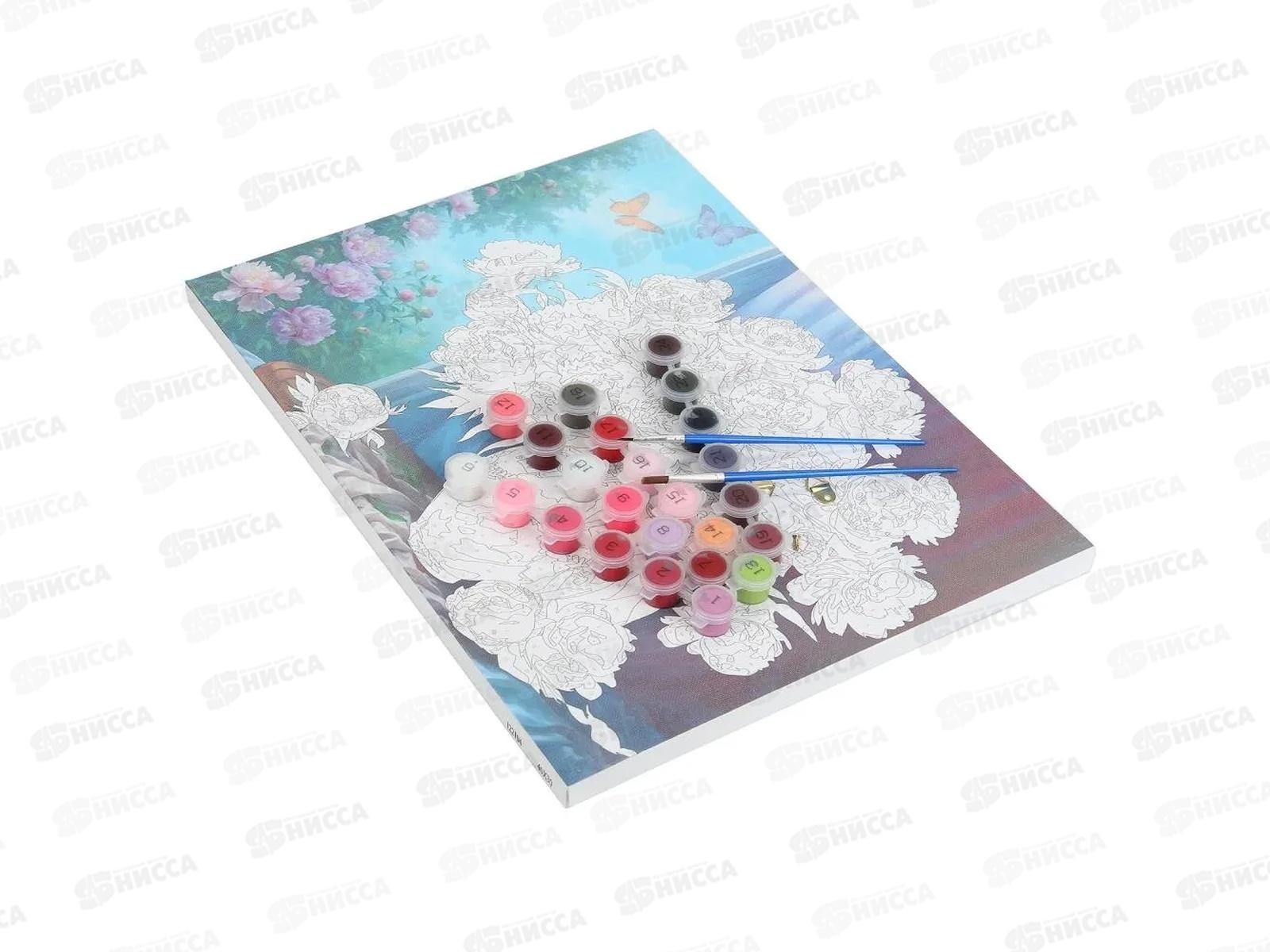 Холст на подрамнике 30*40см Букет на окне, CANV30X40-PART-122104