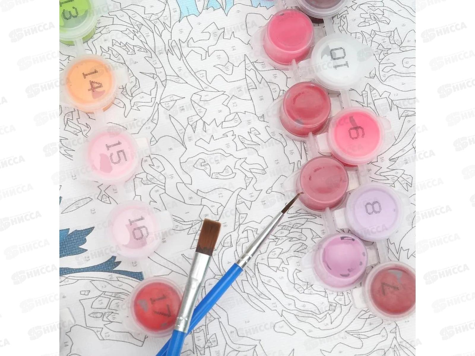 Холст на подрамнике 30*40см Букет на окне, CANV30X40-PART-122104