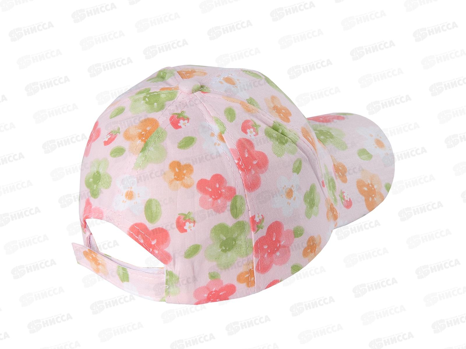 Бейсболка дет 6-кл 100% хлопок HК 22001 52-54, в асс