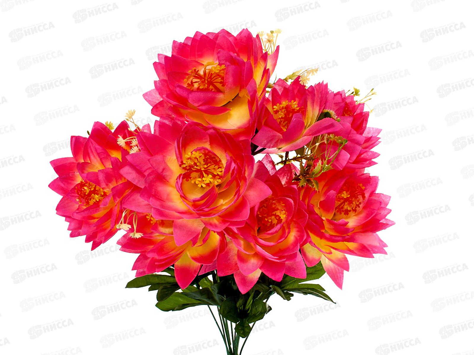 Букет лотосов 9голов 65см микс 8590 *10/50