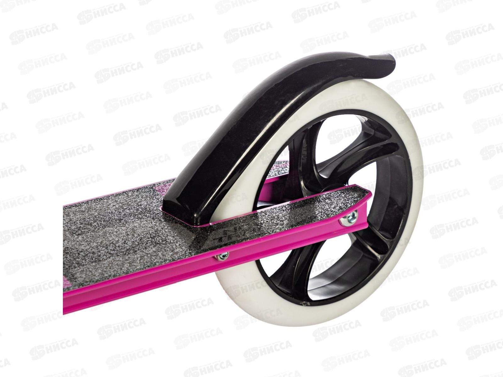Самокат NOVATRACK JUNGLE 145мм, розовый, 145.JUNGLE.PN24