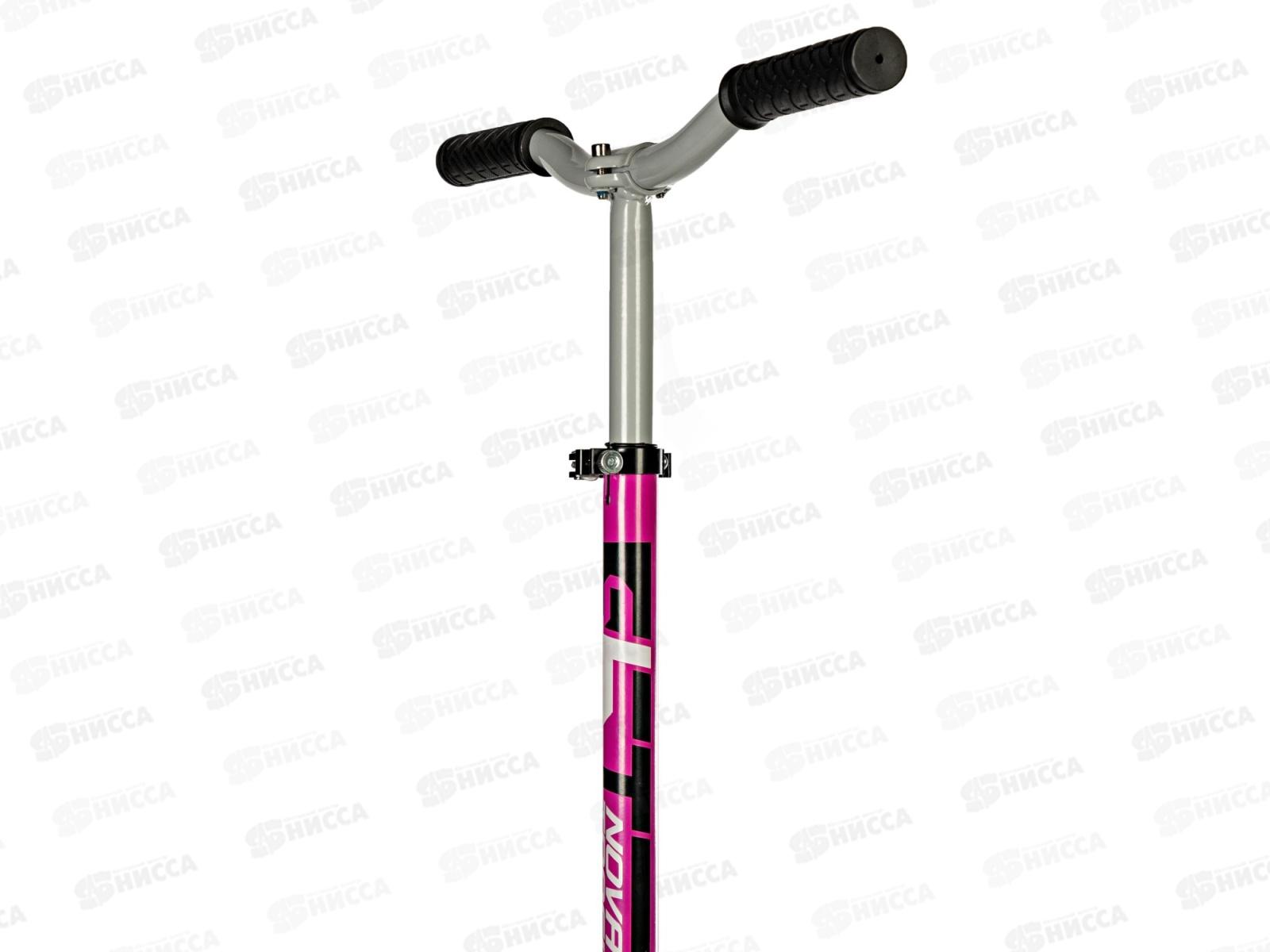 Самокат NOVATRACK JUNGLE 145мм, розовый, 145.JUNGLE.PN24