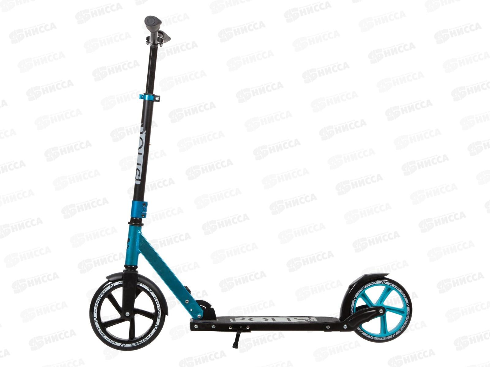 Самокат NOVATRACK POLIS PRO черный 230.POLIS.BK21