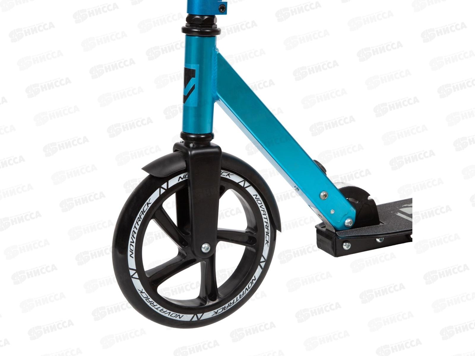 Самокат NOVATRACK POLIS PRO черный 230.POLIS.BK21