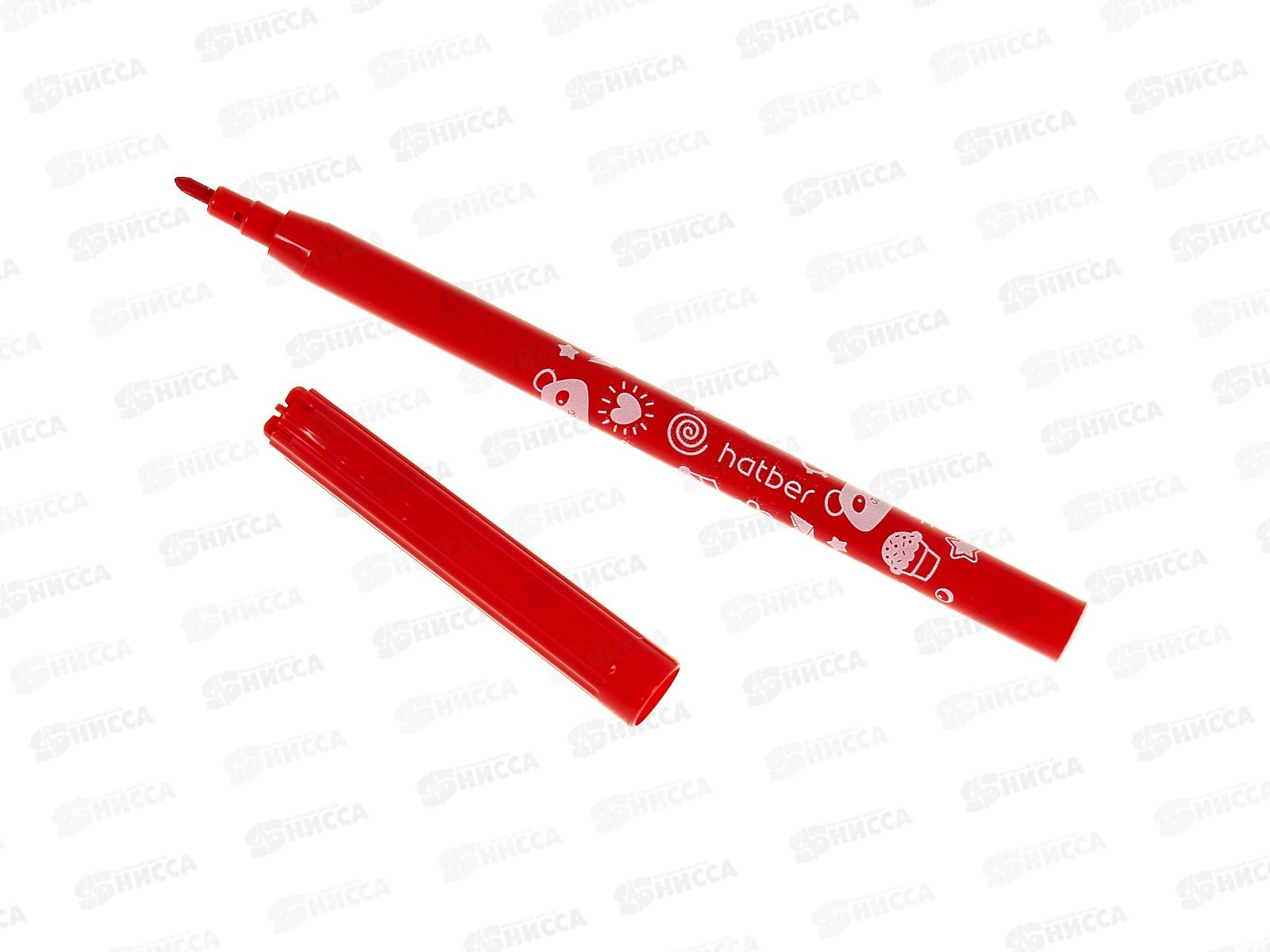 Фломастеры  6цв. Hatber Плюшевые панды &quotECO&quot   FP_088348 *24/384