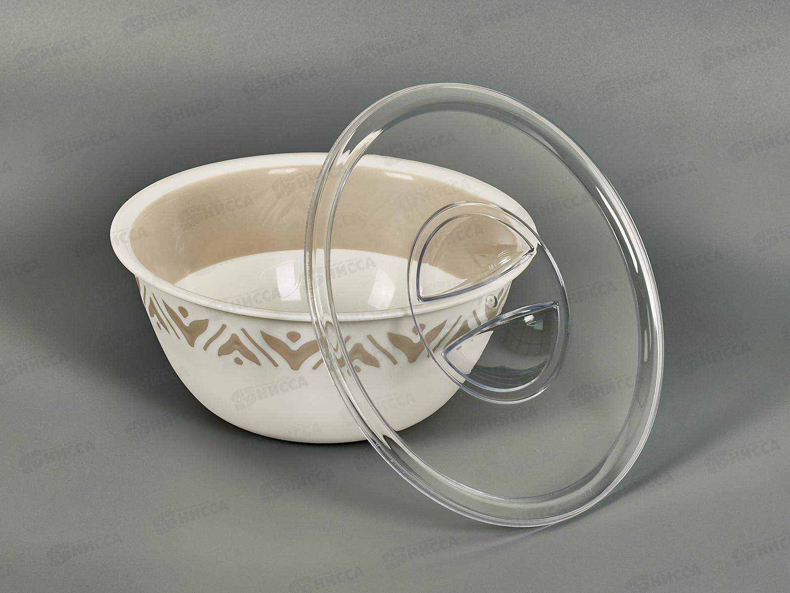 Чаша &quotЭстетика&quot 1,7л с/кр Бело-бежевый М8738 *10