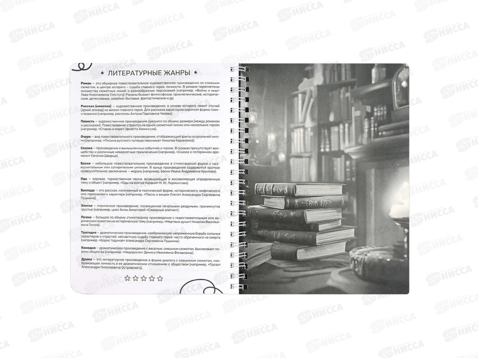 Читательский дневник Фен Кот с книгой, 52л 70537 *20