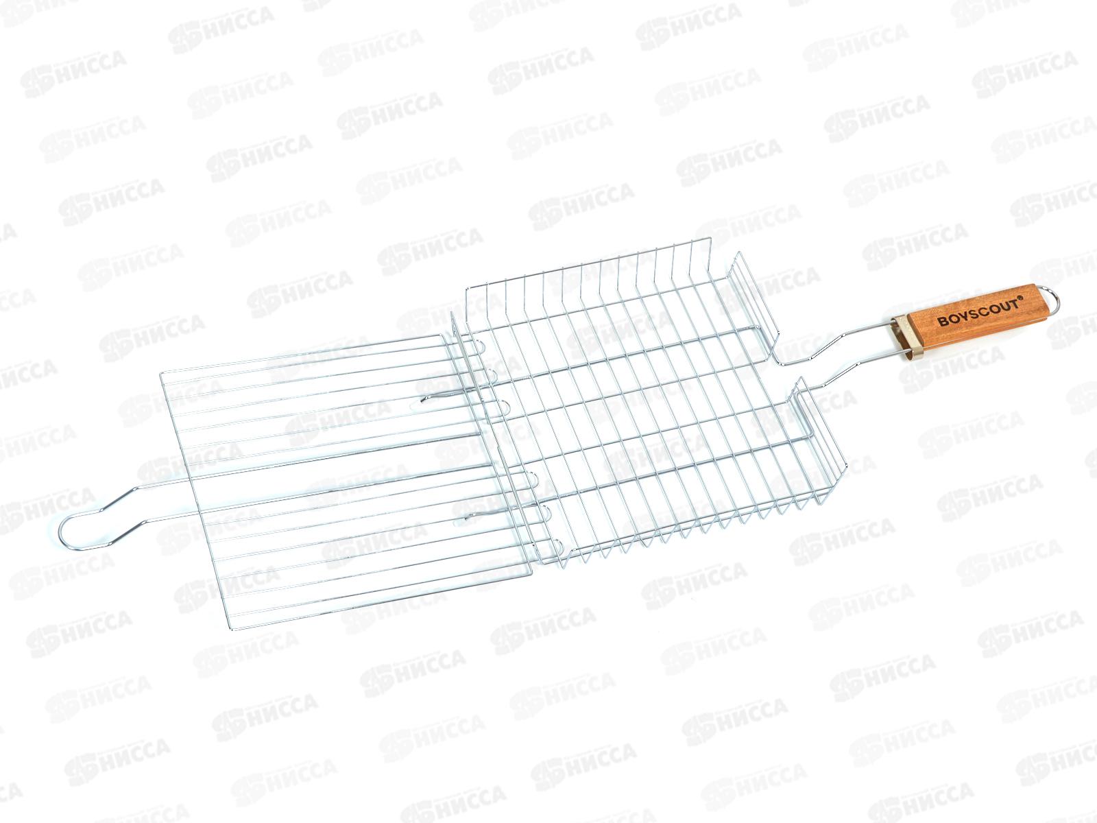 Решетка-гриль BOYSCOUT Универсальная 50(+5)х25х25х4см, 61641  *8
