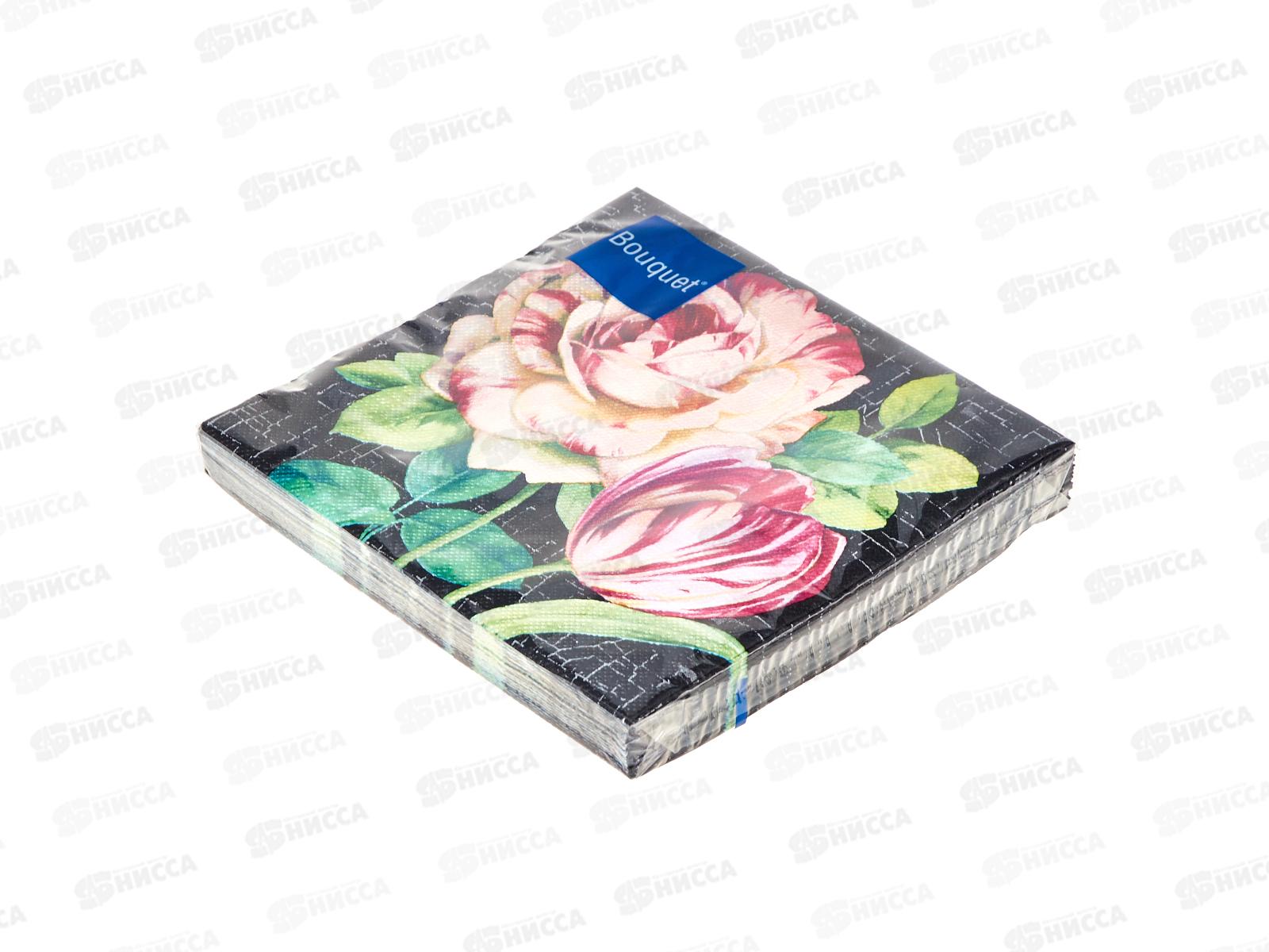 Салфетки 3 слойные 20 листов 33*33 Art Bouquet Винтажные цветы 25289 *12