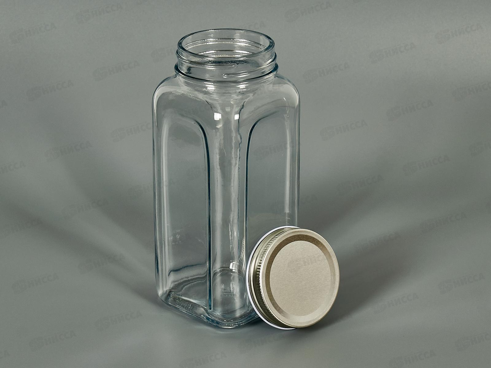 Банка CANDY 20 с крышкой 980мл Г/К, 7346/CR7346BCL