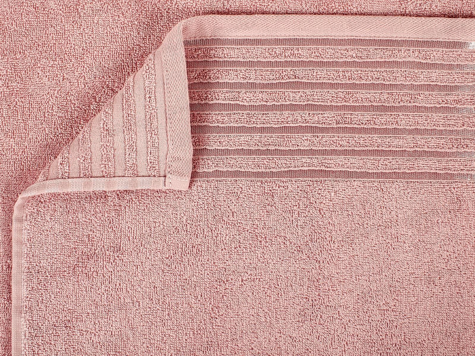 Полотенце махровое 70*130 Гармония дымчатая роза