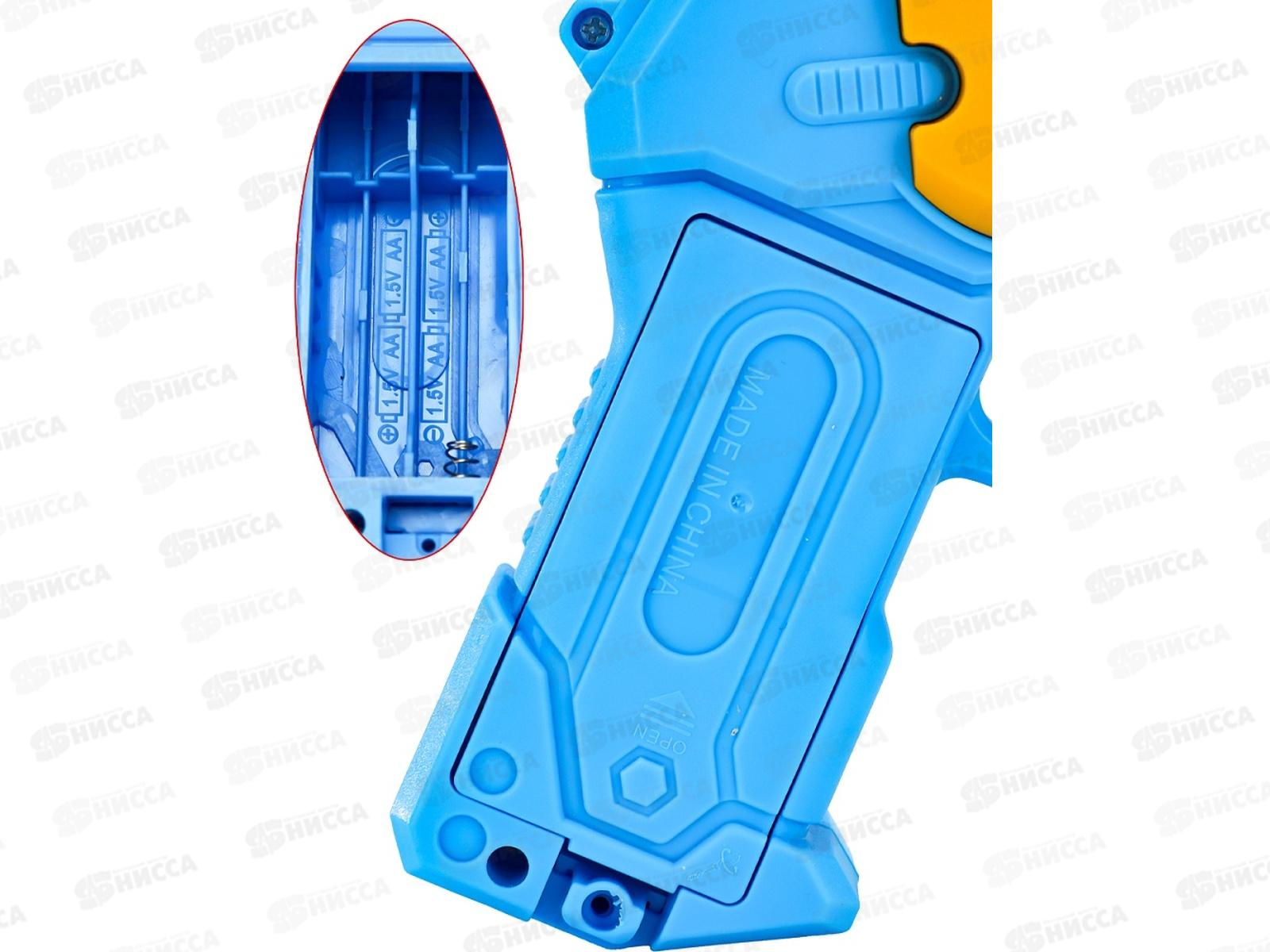 Генератор мыльных пузырей 100мл, МП-7688 голубой