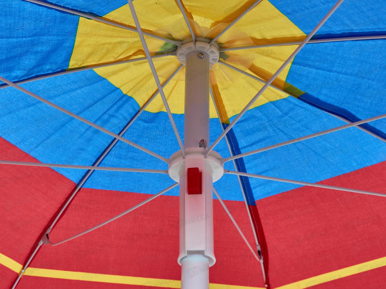 Зонт пляжный d-140мм радужный 871255