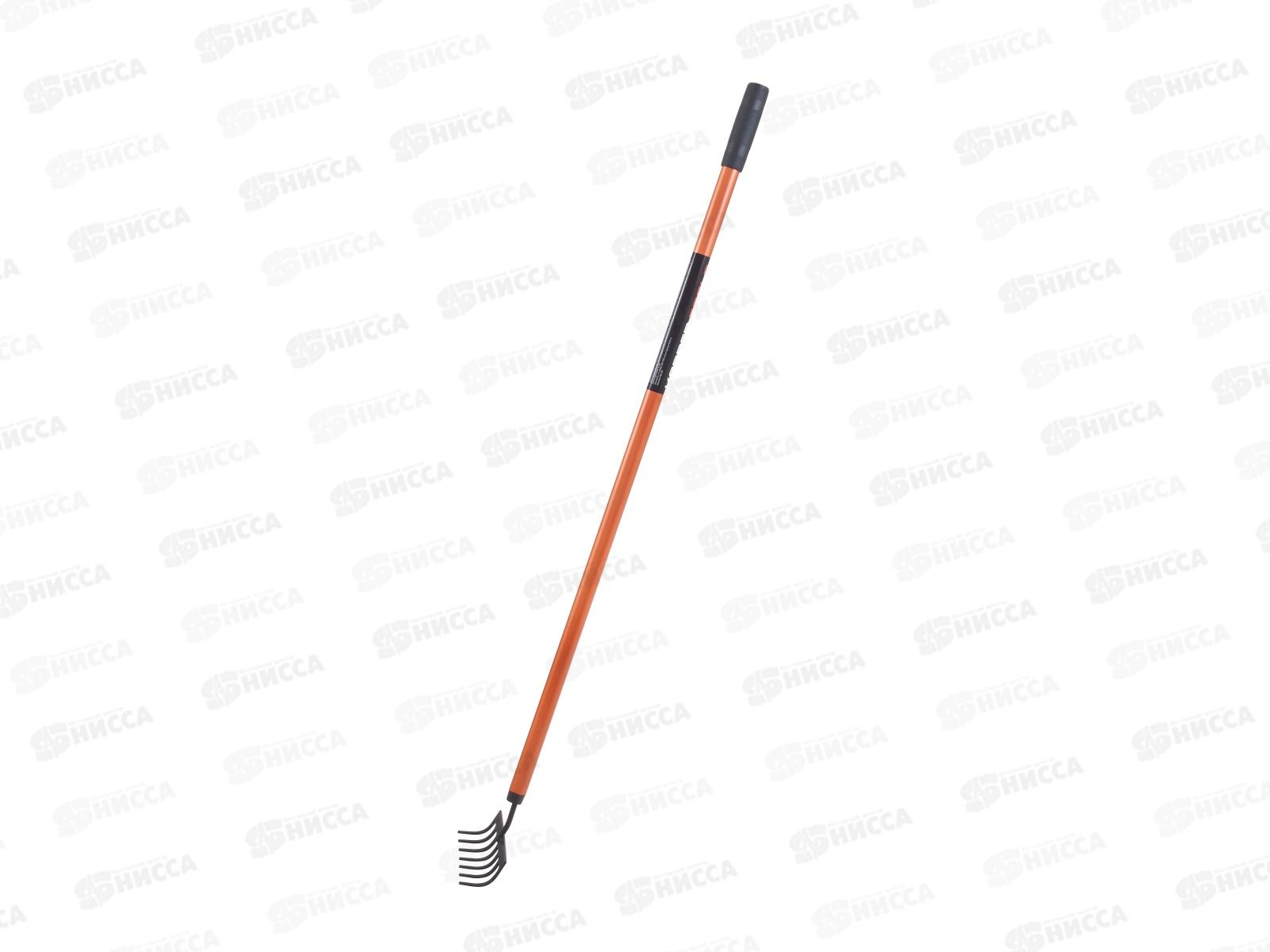 Грабли 7-зубые с дюралевым черенком легкие средние 0972 K.T.