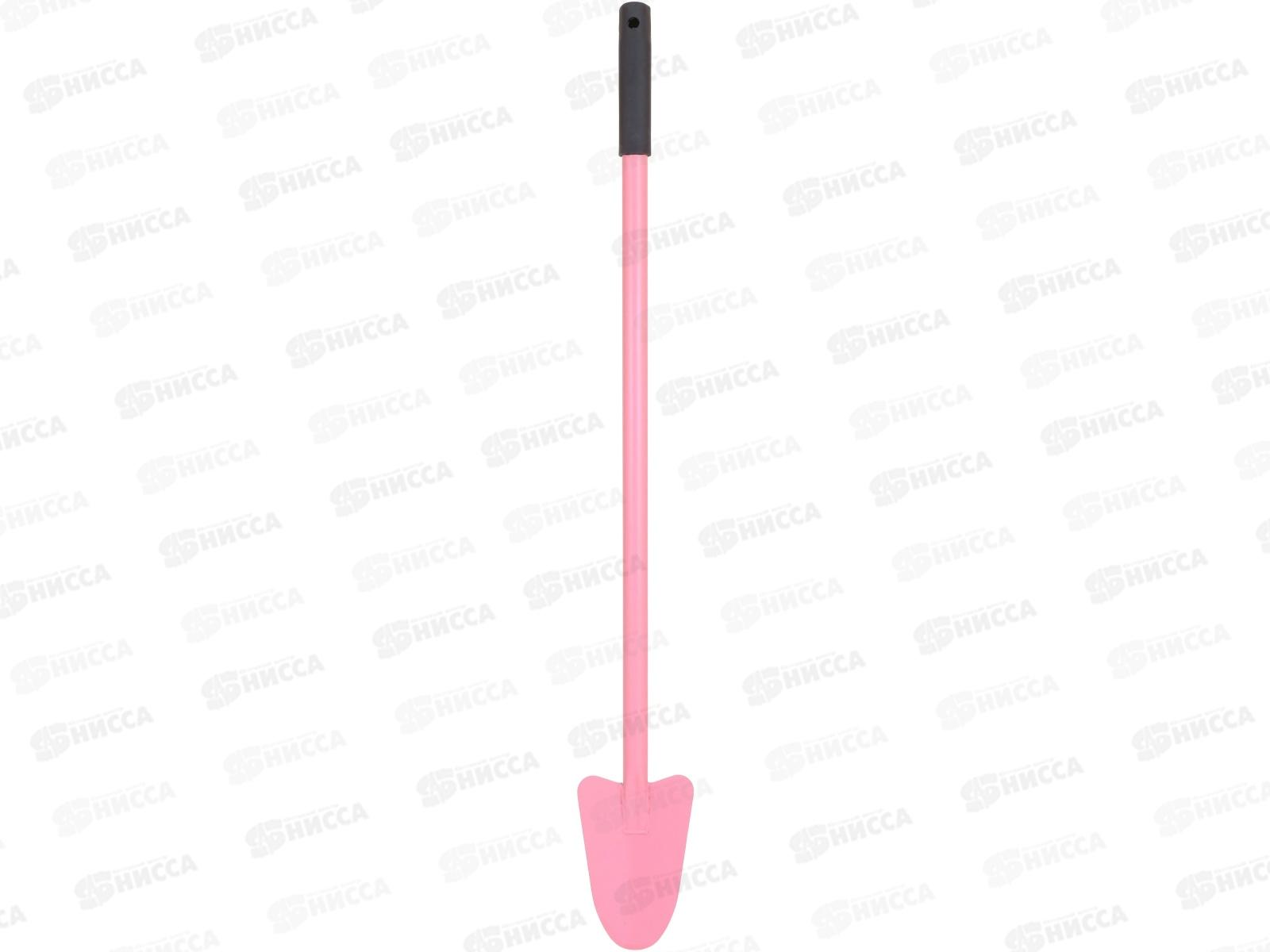 Лопата парниковая со стальным черенком (розовый) 1636