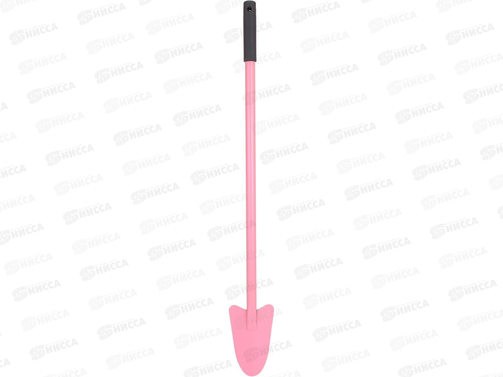Лопата парниковая со стальным черенком (розовый) 1636