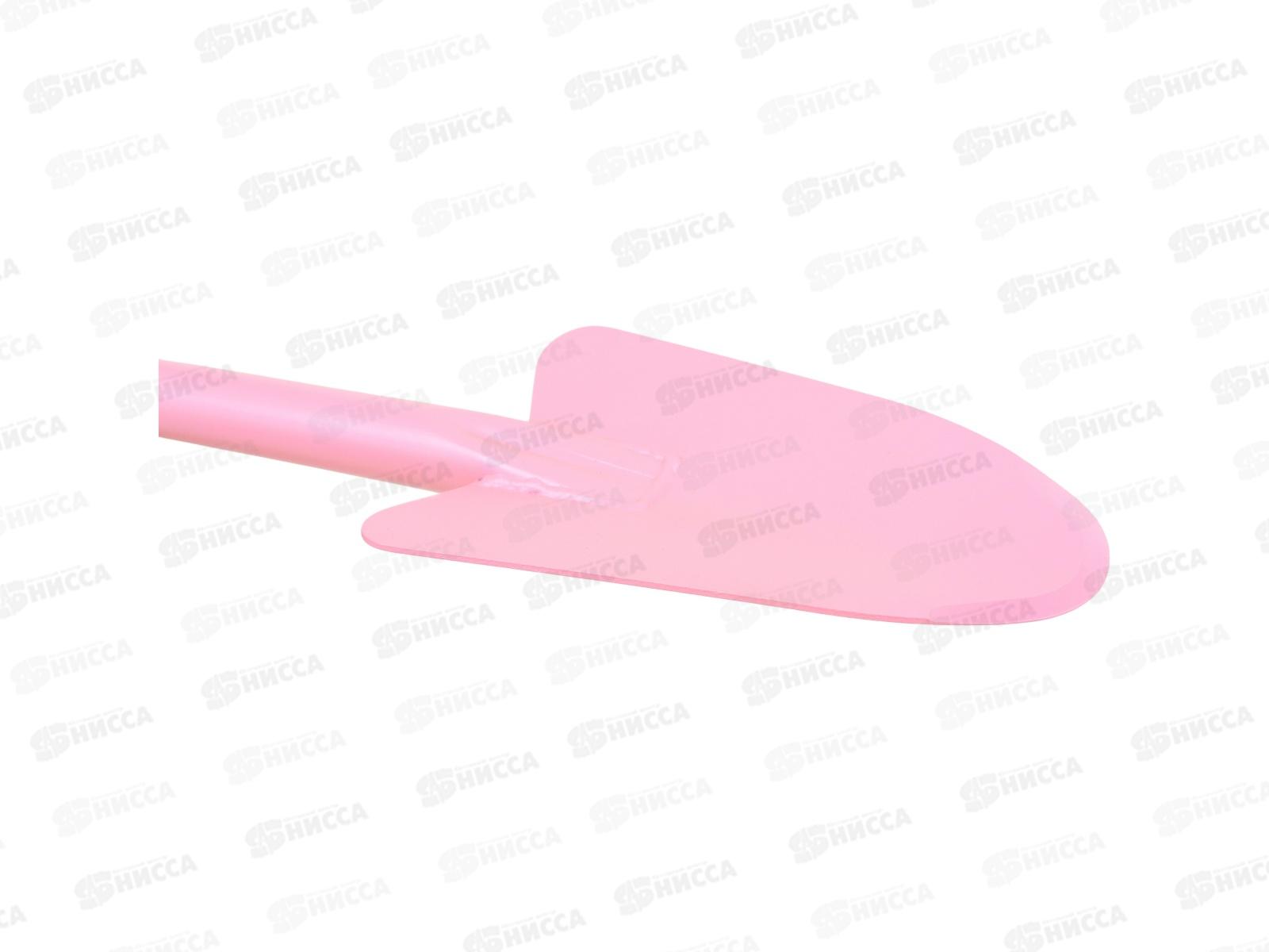 Лопата парниковая со стальным черенком (розовый) 1636