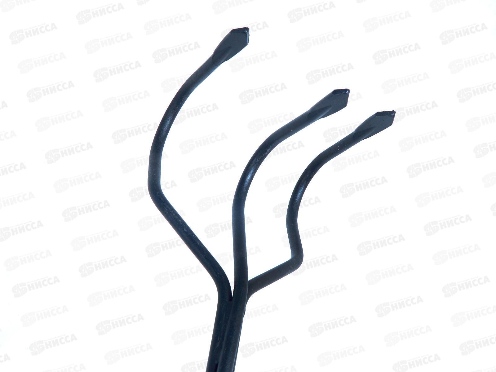 Культиватор Феникс трехзубый со стальным черенком чер/фиол 1643