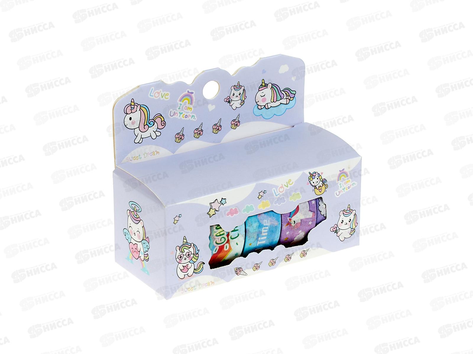 Скотч декоративный 1,5см*5м 5шт Р24047-29 *1/12