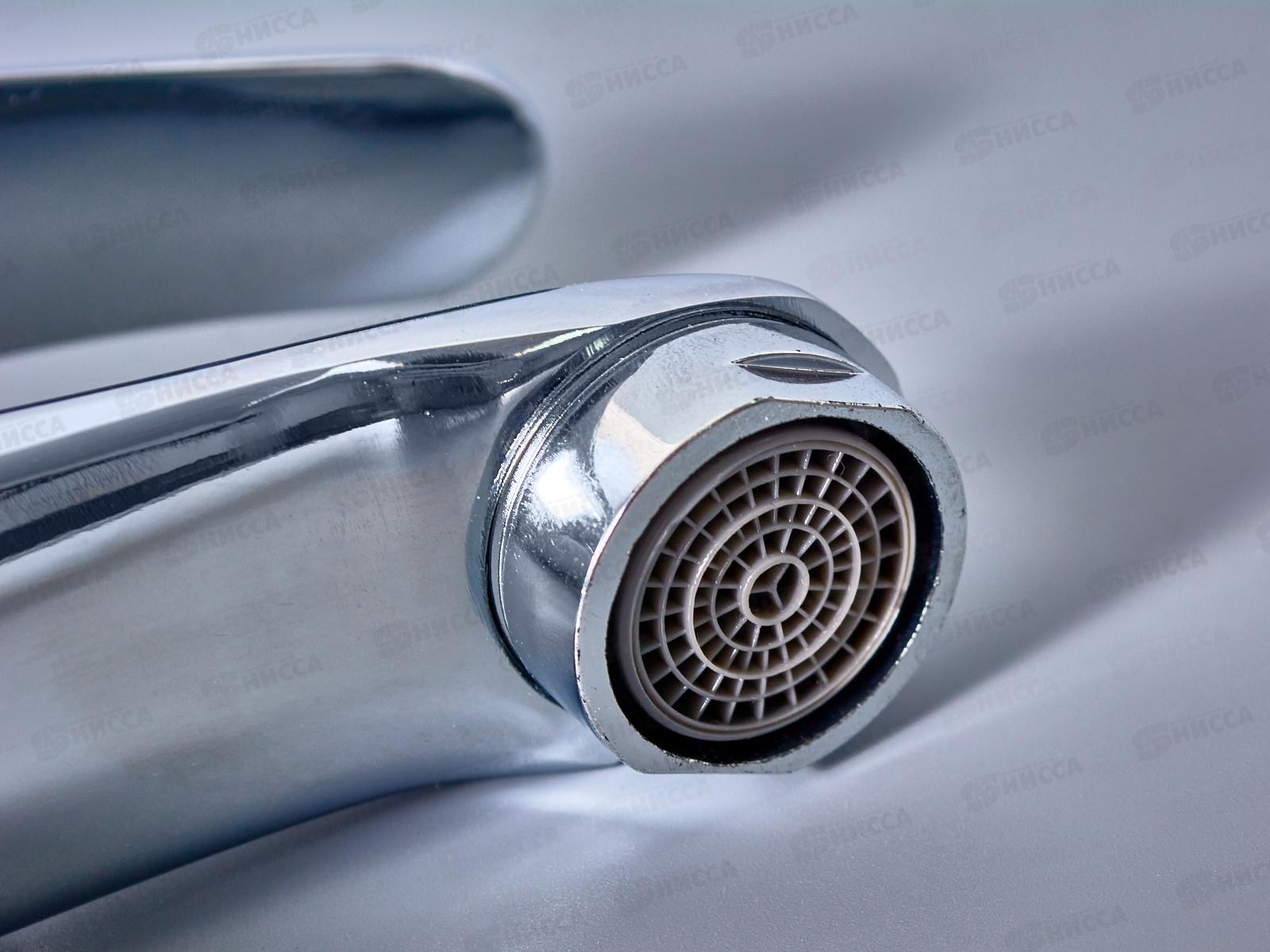 Смеситель д/умывальника sanONIX картридж 35мм, короткий нос,  A1102-2   *20