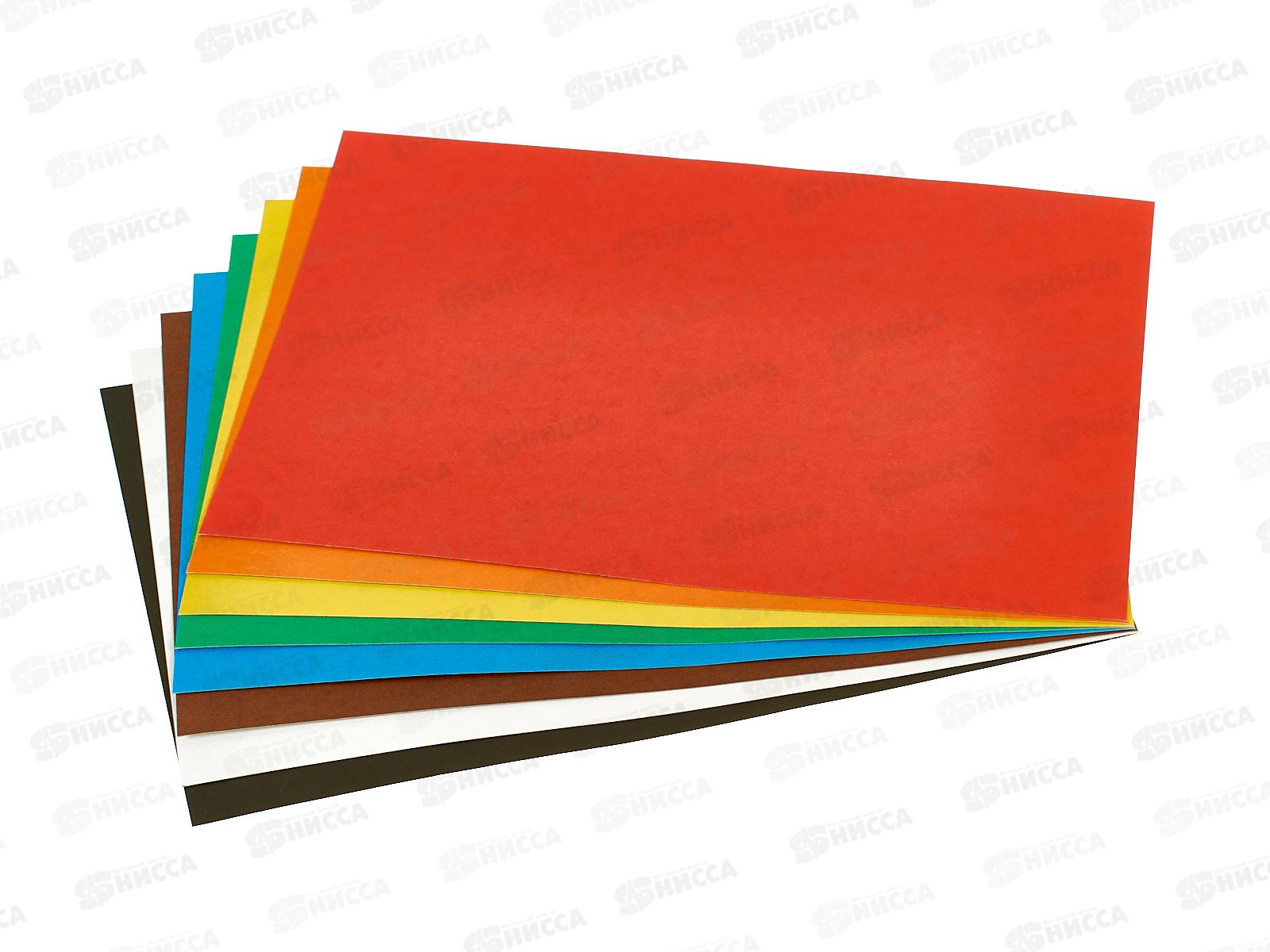 Цветной картон. Centrum 8л. 8цв. Куроми, немел. 77049 *30