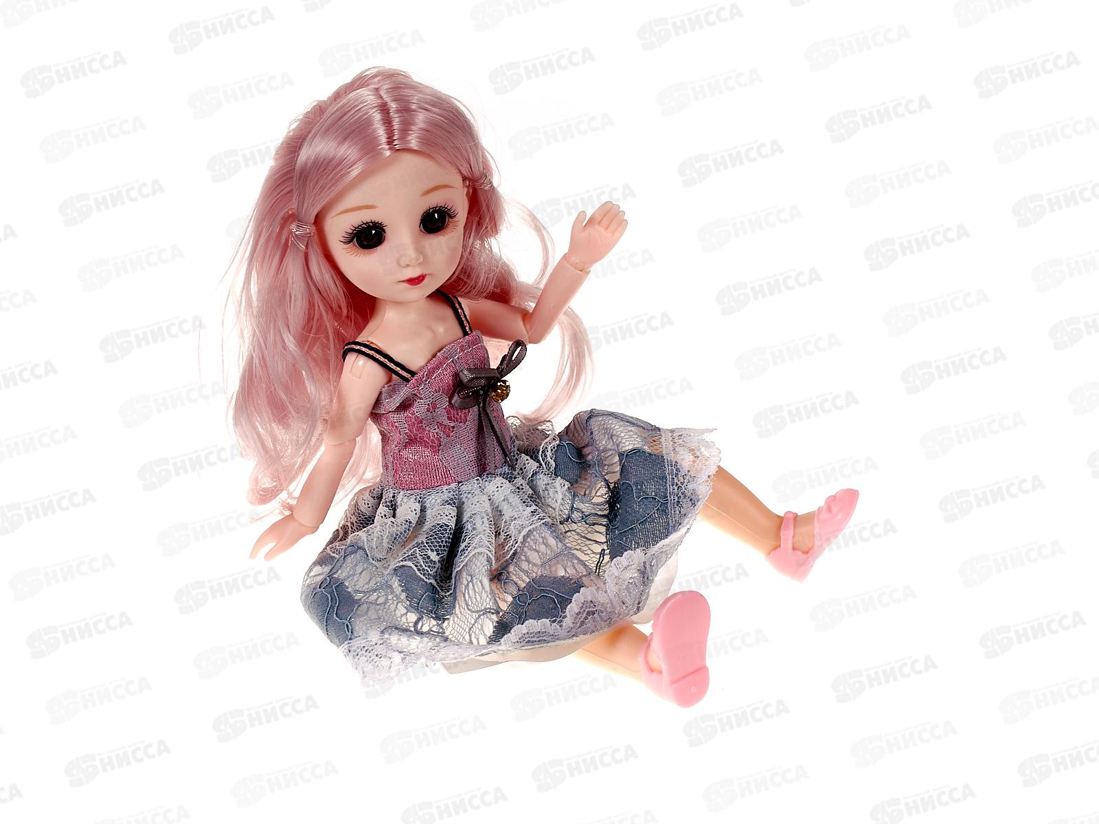 Кукла 35см 2939121 ручки и ножки шарнирные в коробке 30*5*42см