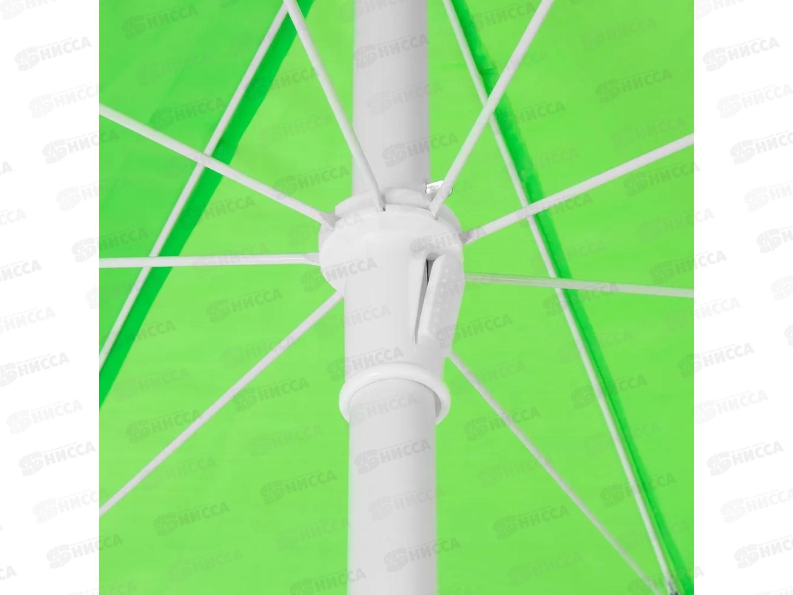 Зонт пляжный d 2,4м прямой зеленый (28/32/210D) NA-240-G NISUS, 243524