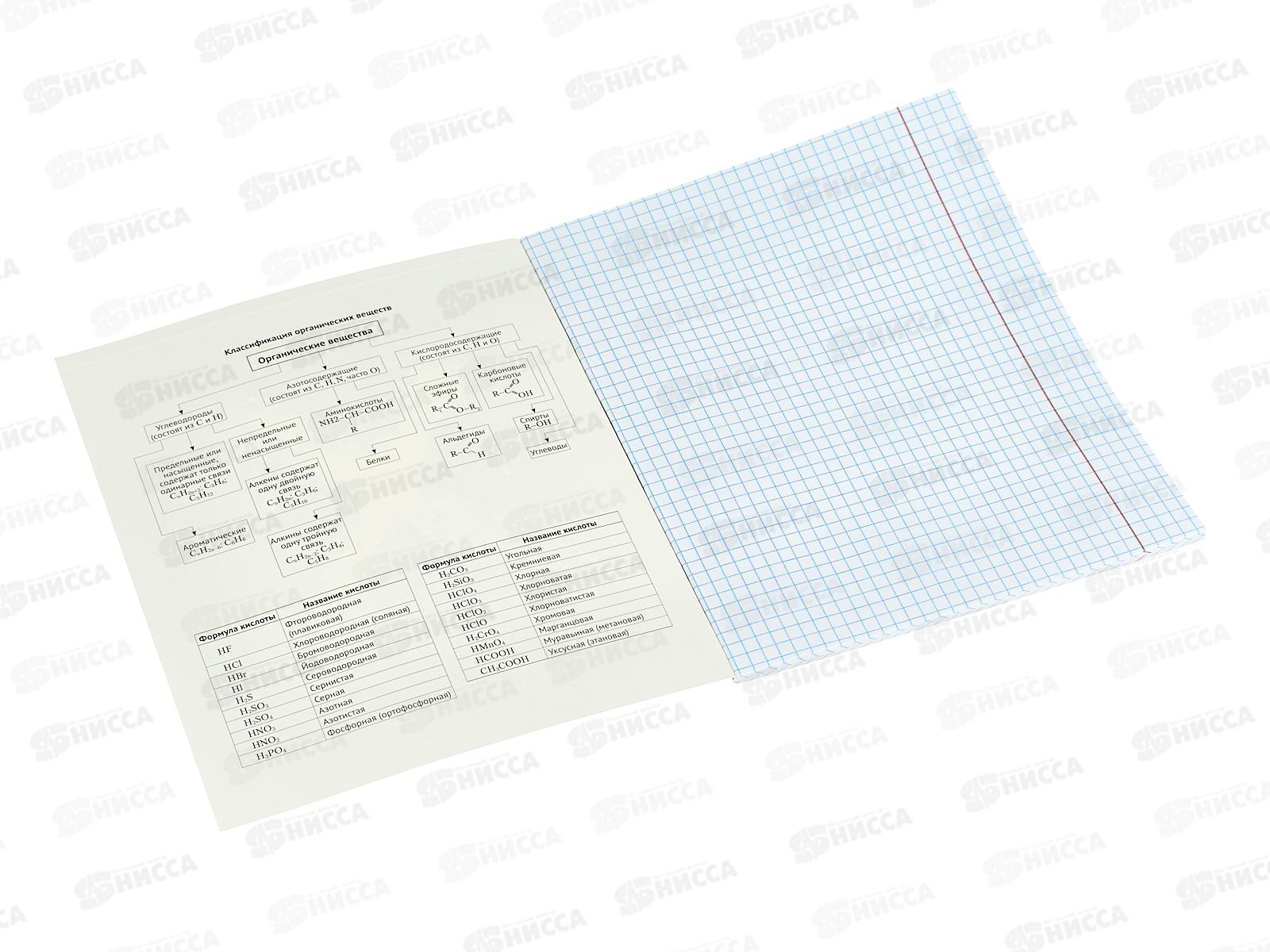 Тетрадь 48л кл. ПЛН HARDCORE Химия. скрепка 25046 *40