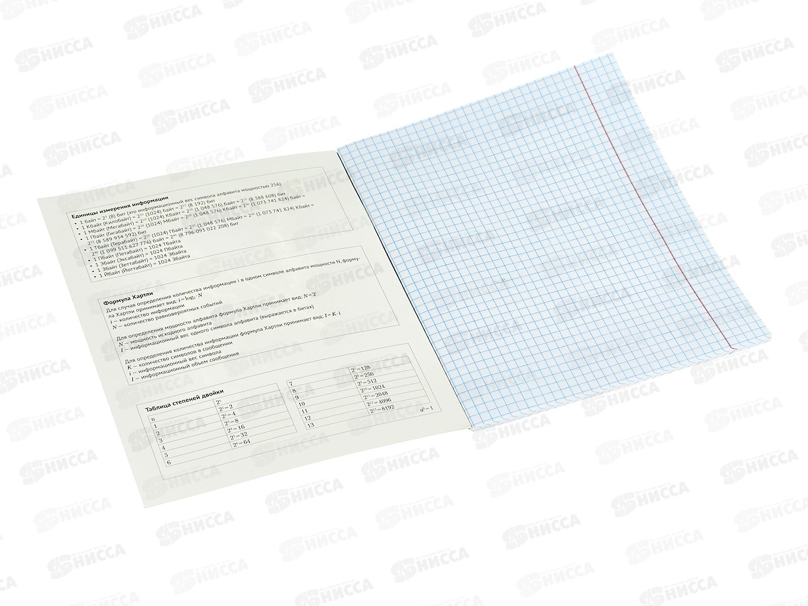 Тетрадь 48л кл. ПЛН HARDCORE Информатика. скрепка 25047 *40