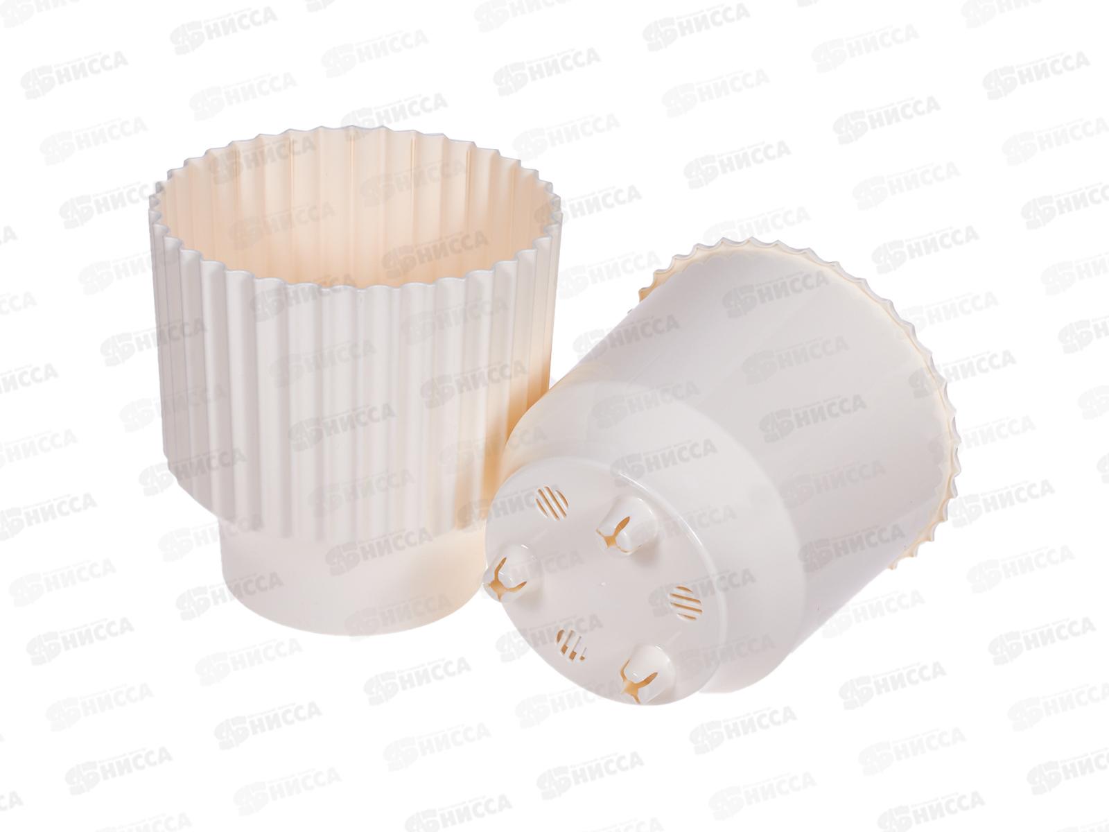 Горшок д/цветов Аркада 2,85л Ванильный с вкладкой, д.17 н.15,5  *9