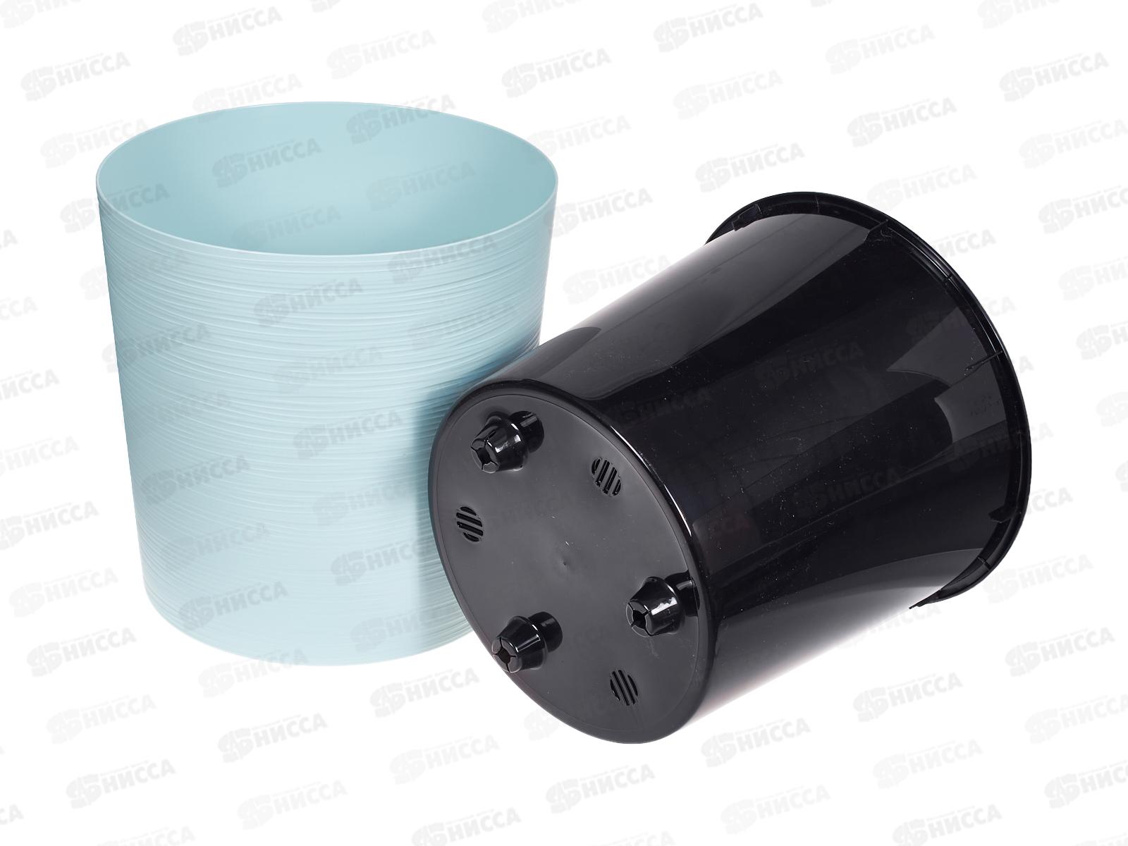 Горшок д/цветов Вега 10,2л Мята (с вкладкой)  *4