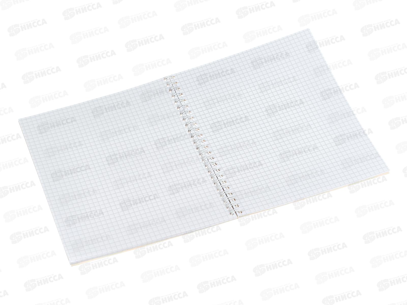 Тетрадь 48л кл. ПЛН Pink Batik, асс., мет.греб., 3219-48 *30