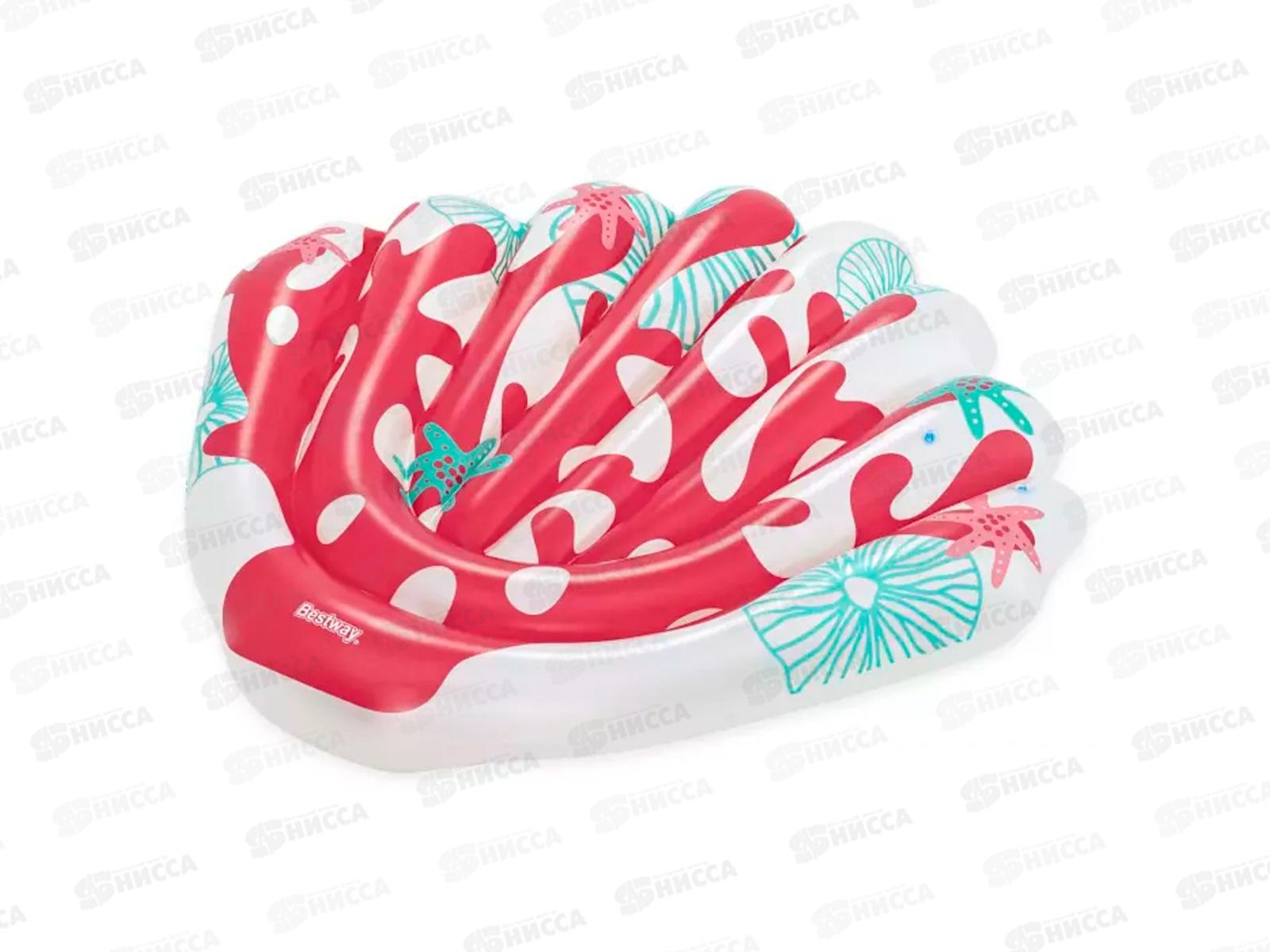 Плотик для бассейна CORAL BLISS, 186х153см, 43724 BESTWAY, 036-098 г