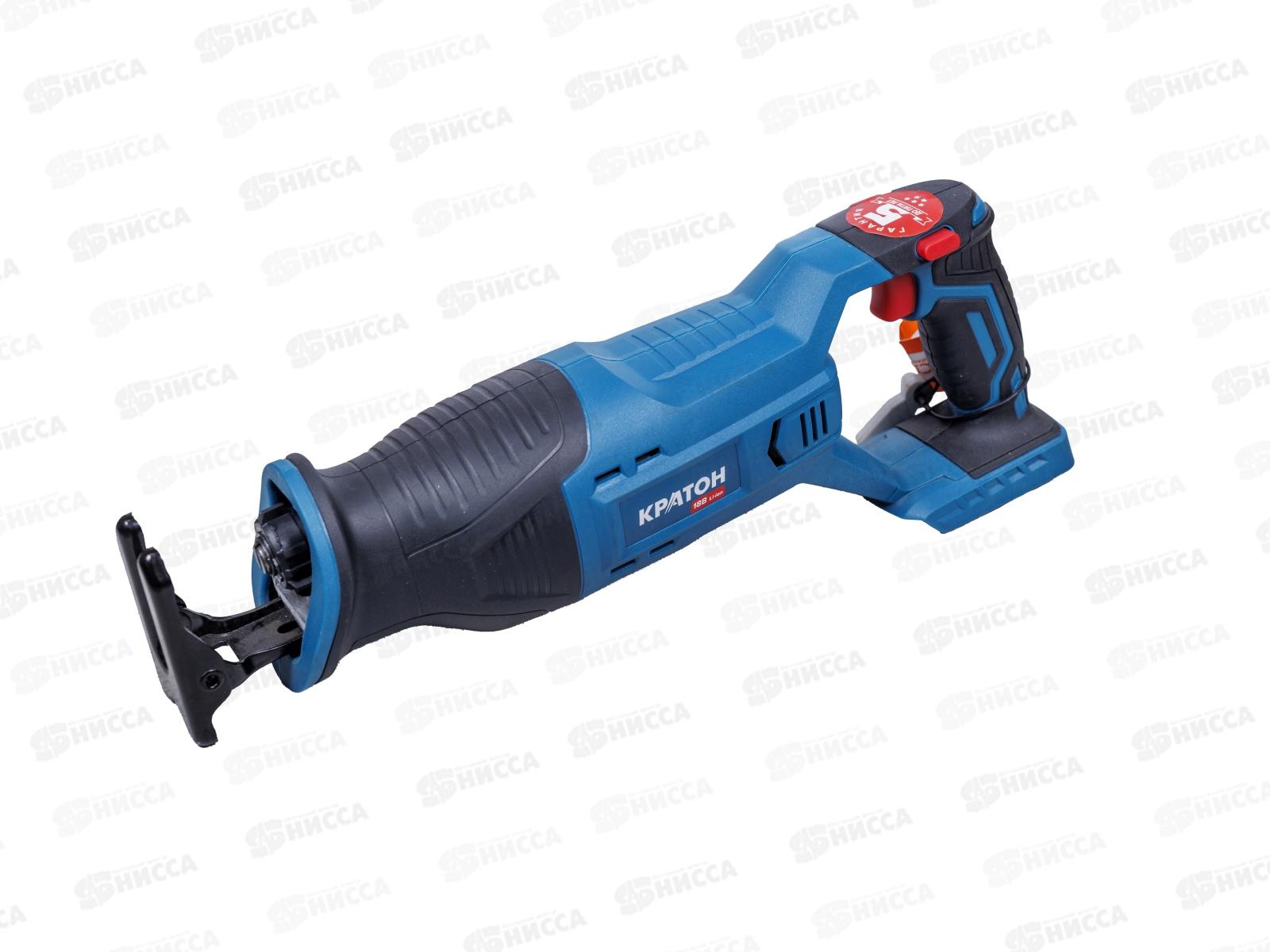 Пила сабельная аккум 18В без батареи и зарядного, Кратон RS18DC-115-OFA