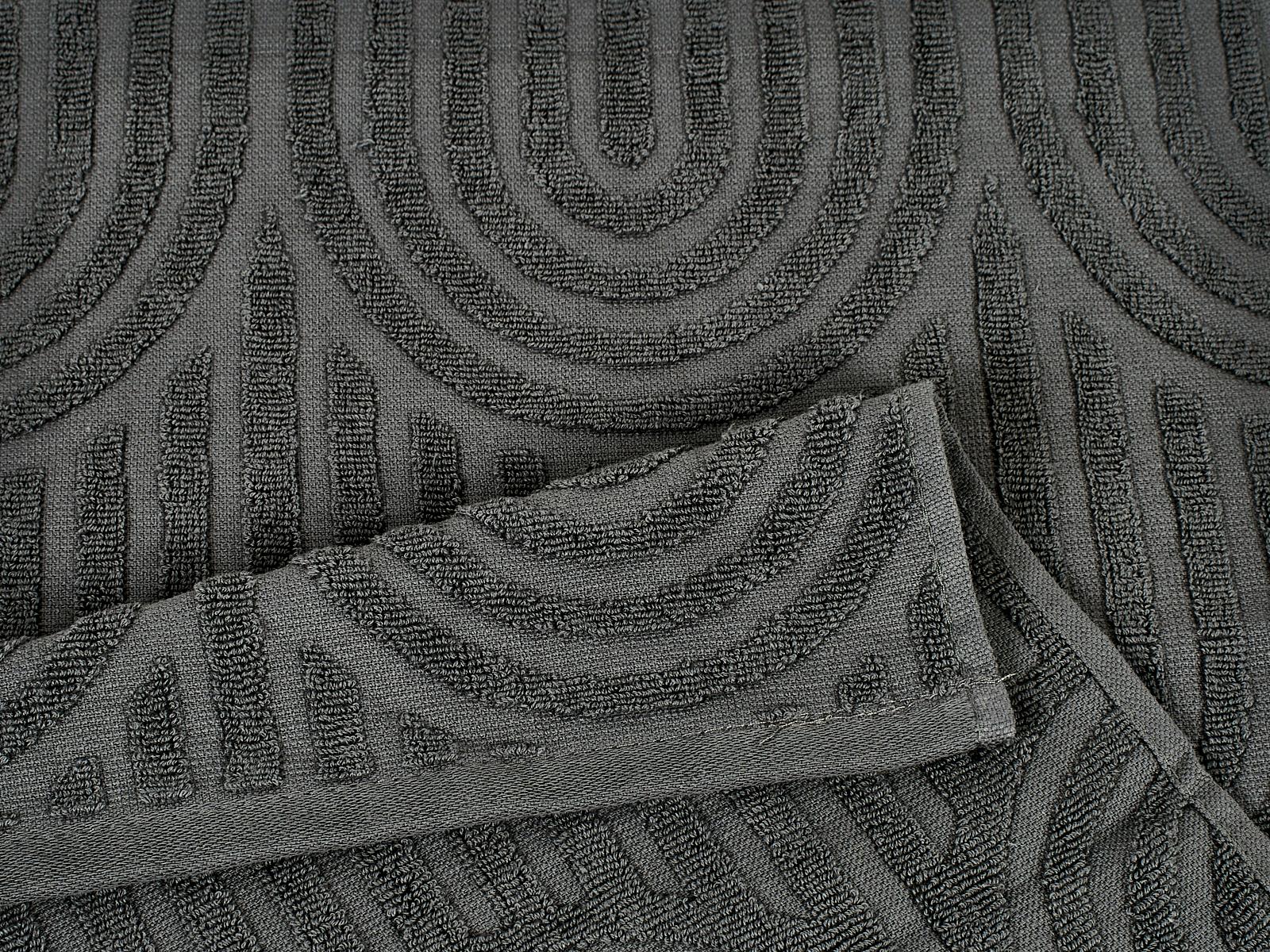 Полотенце махровое 30*60 LuxoR Аркадия темно-серый