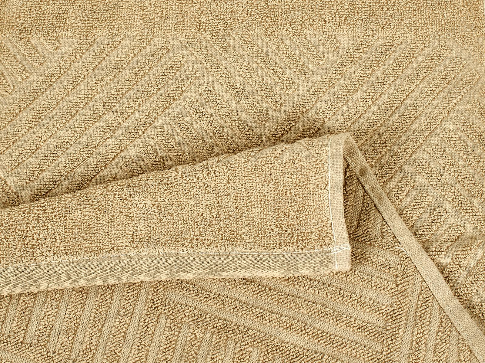 Полотенце махровое 30*60 LuxoR Брейд бежевый