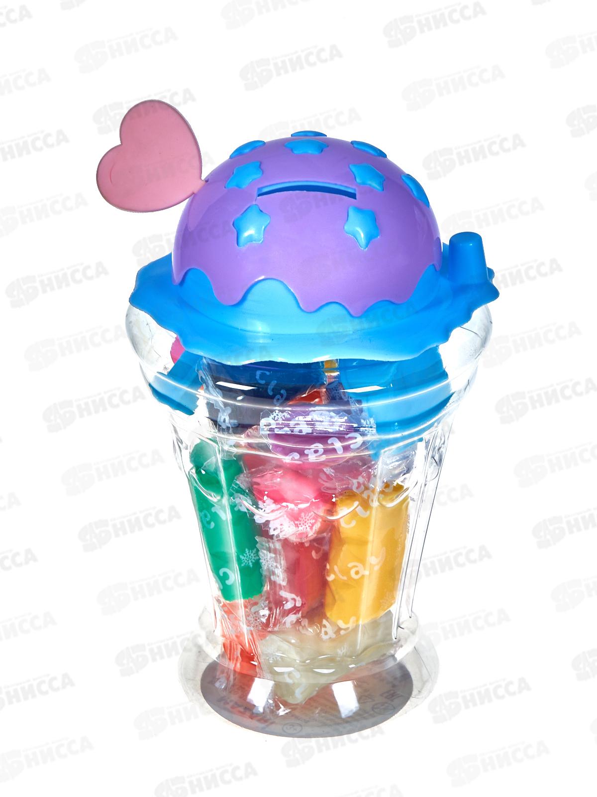 Тесто д/лепки Mazari Копилка 12цв. по13,5г +3 формочки М-20344 *18