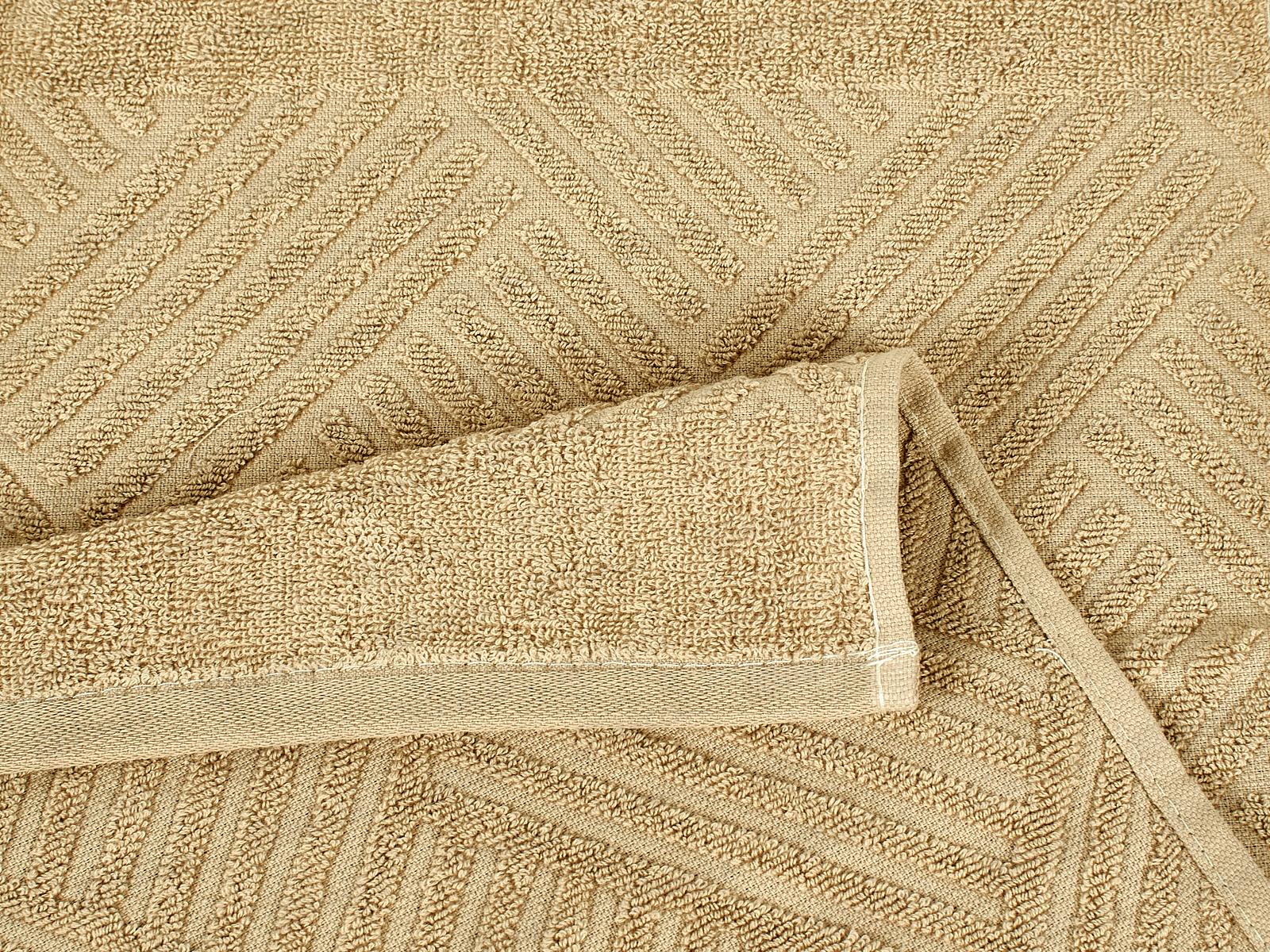 Полотенце махровое 50*90 LuxoR Брейд бежевый