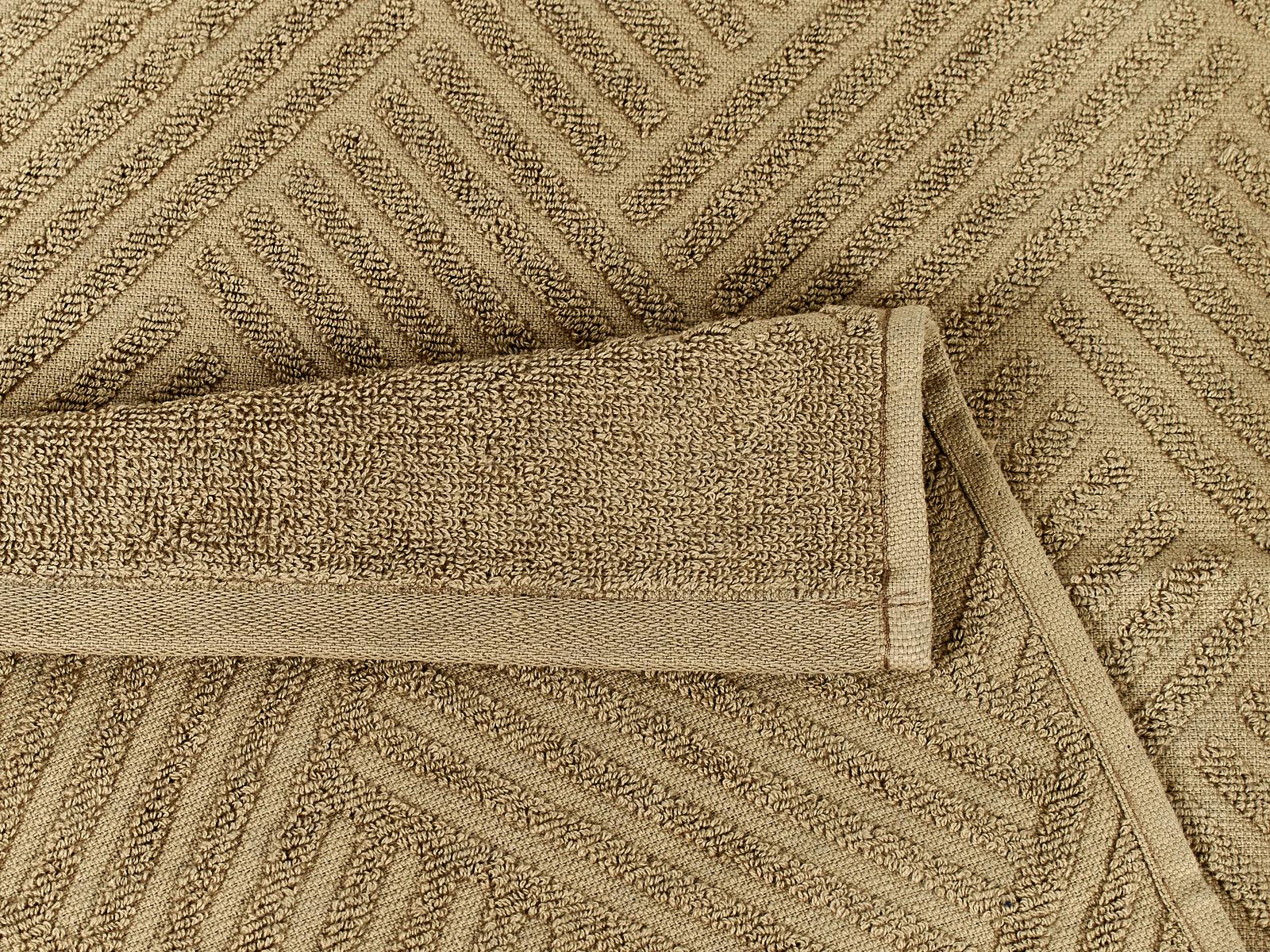 Полотенце махровое 50*90 LuxoR Брейд капучино