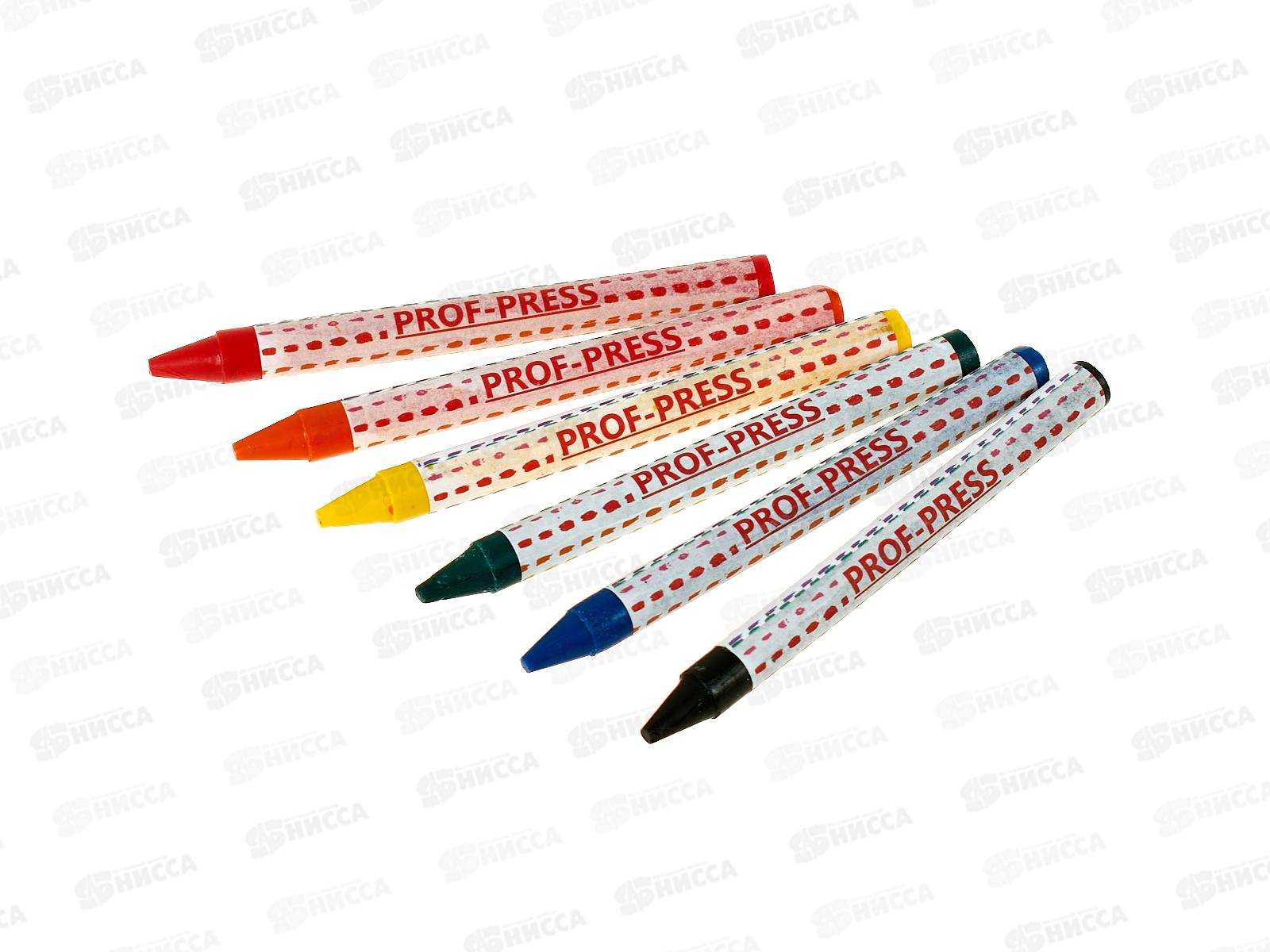 Мелки воск. ПП Пушистый котёнок 6цв, ШМ-4530 *80